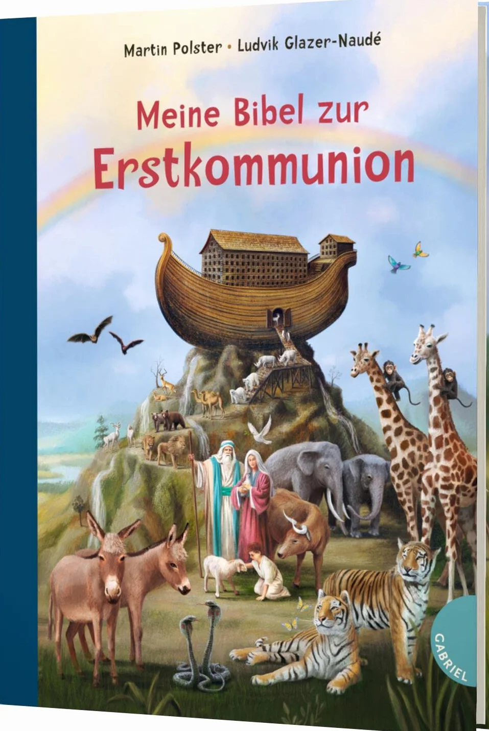 Meine Bibel zur Erstkommunion: Hochwertig illustrierte Kinderbibel als Geschenk für Mädchen und Jungen