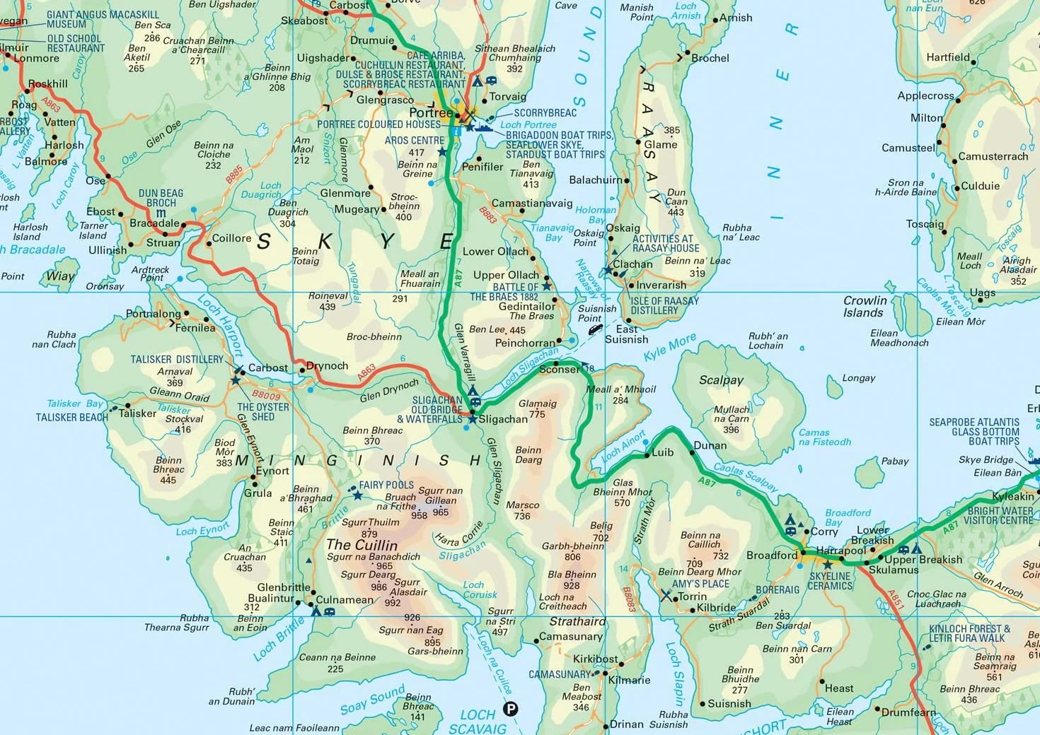 Skye Pocket Map: Explore Skye