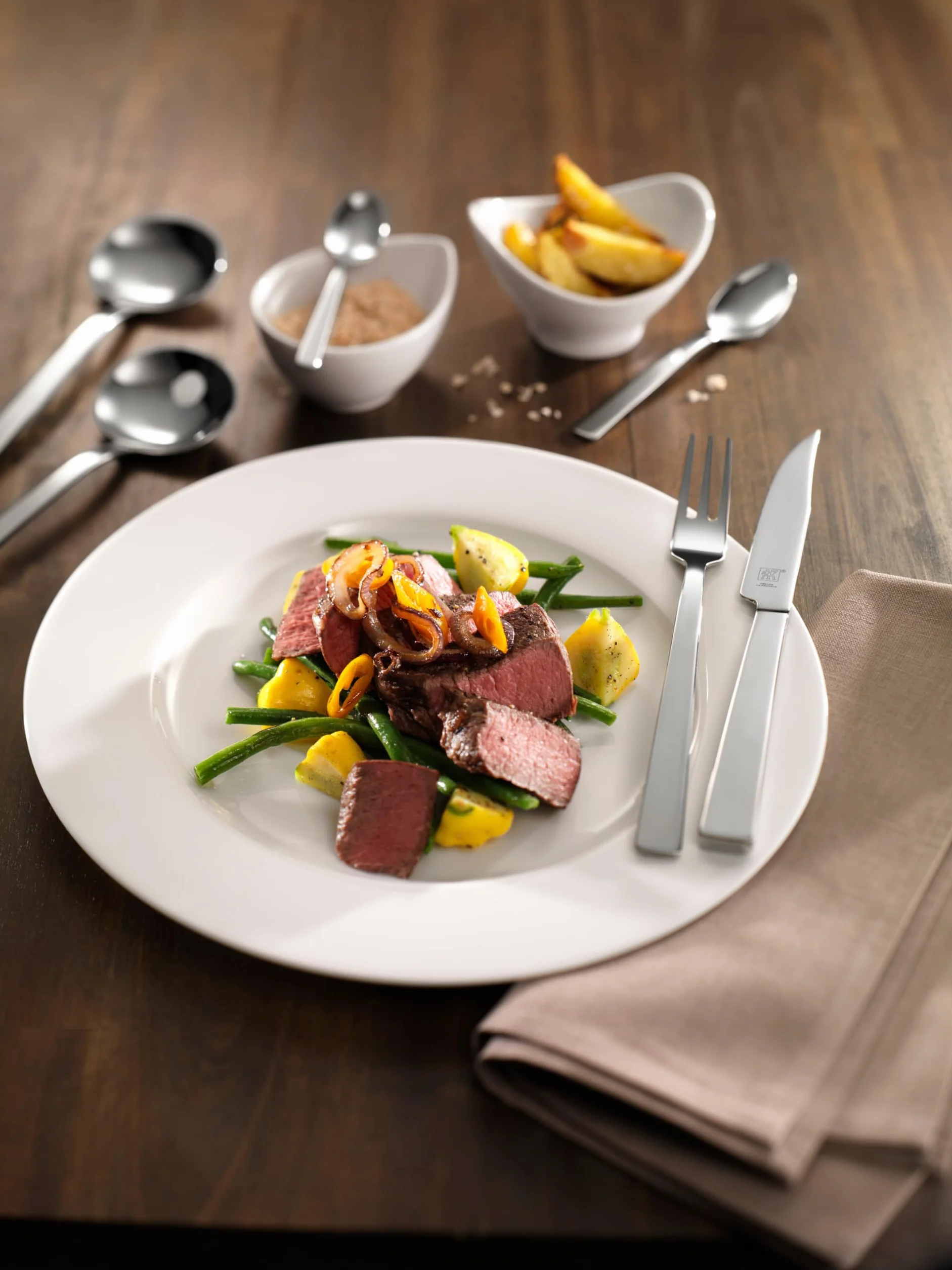ZWILLING Dinner zestaw sztućców do steków, 2-częściowy, stal nierdzewna