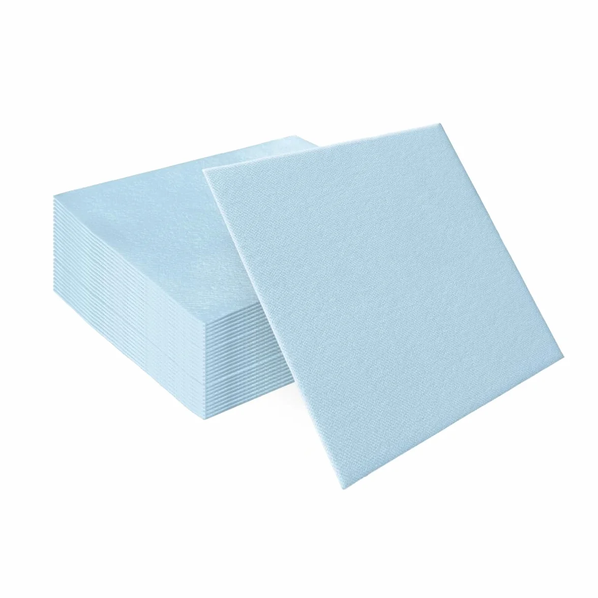 Airlaid Serwetki z Airlaid 40 x 40 cm 50 sztuk niebieskie Monocolor