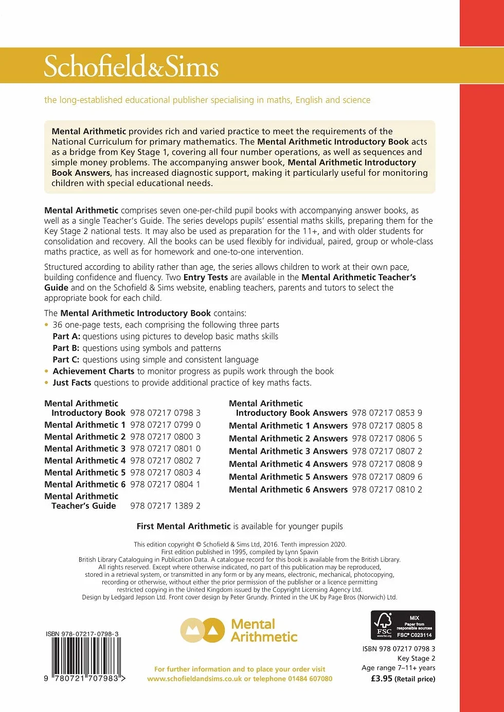 Mental Arithmetic Introductory Book: KS2 Maths, Years 2-3, Ages 6-8