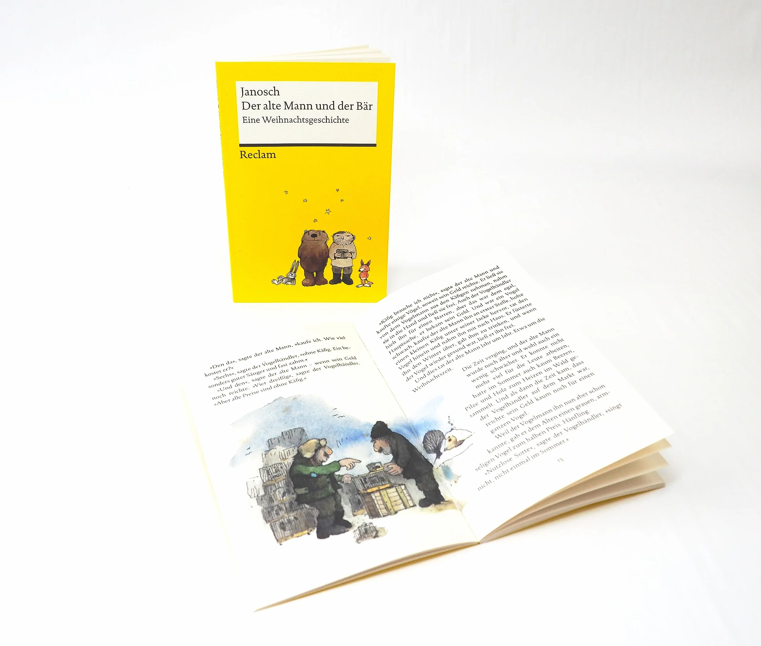 Janosch Der alte Mann und der Bär Eine philosophische Weihnachtsgeschichte Reclams Universal-Bibliothek