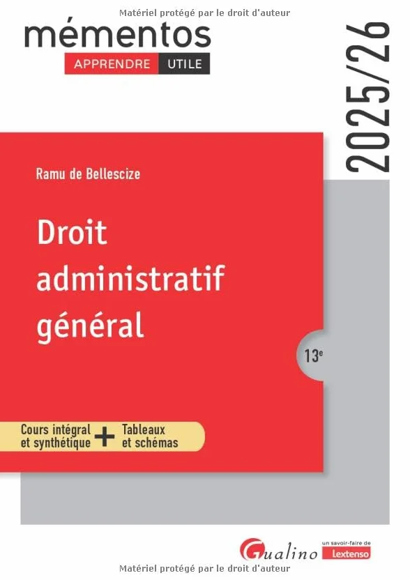 Droit administratif général: Un cours clair, structuré et accessible pour l'étudiant