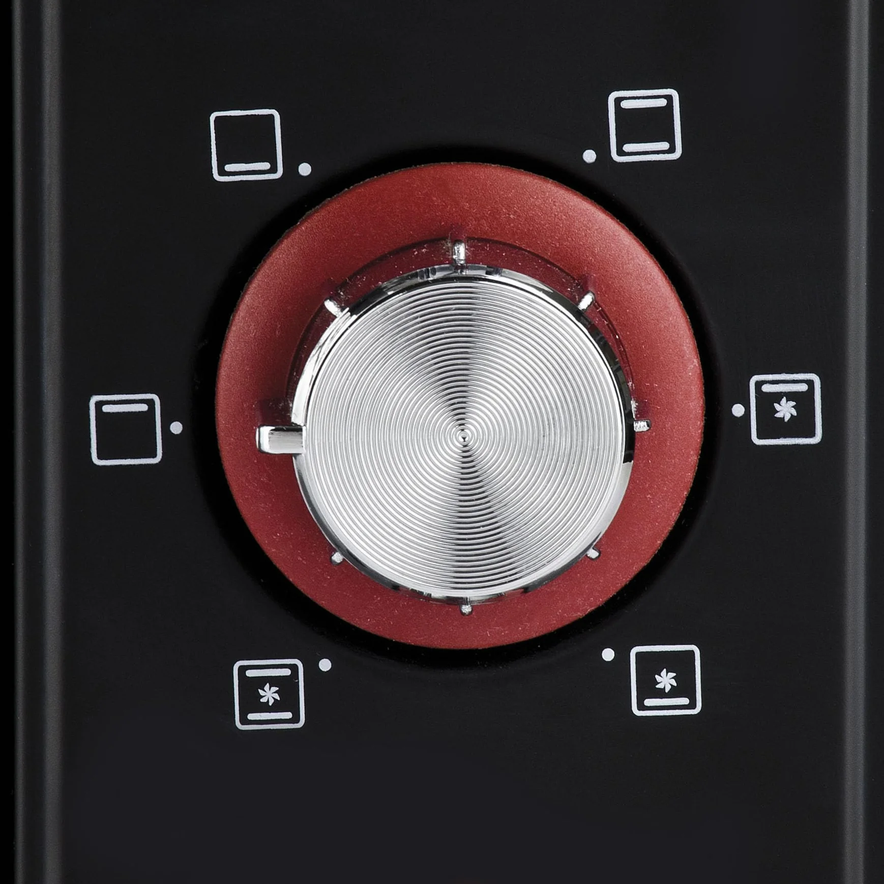 Girmi FE3000 piec elektryczny, 1600 W, stal nierdzewna, czerwony