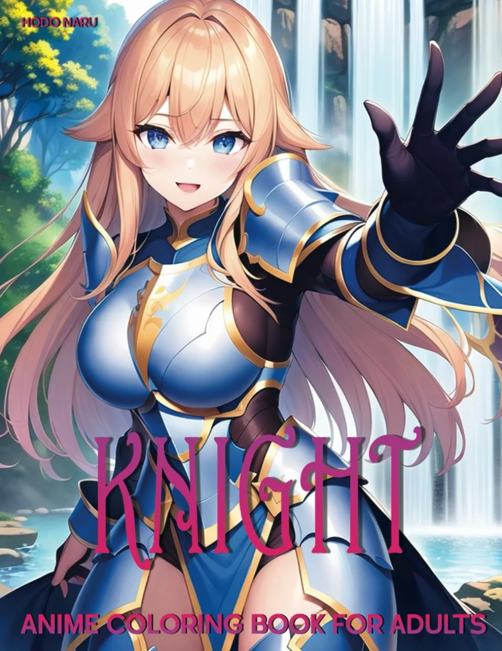 Knight: Anime Coloring Book for Adults