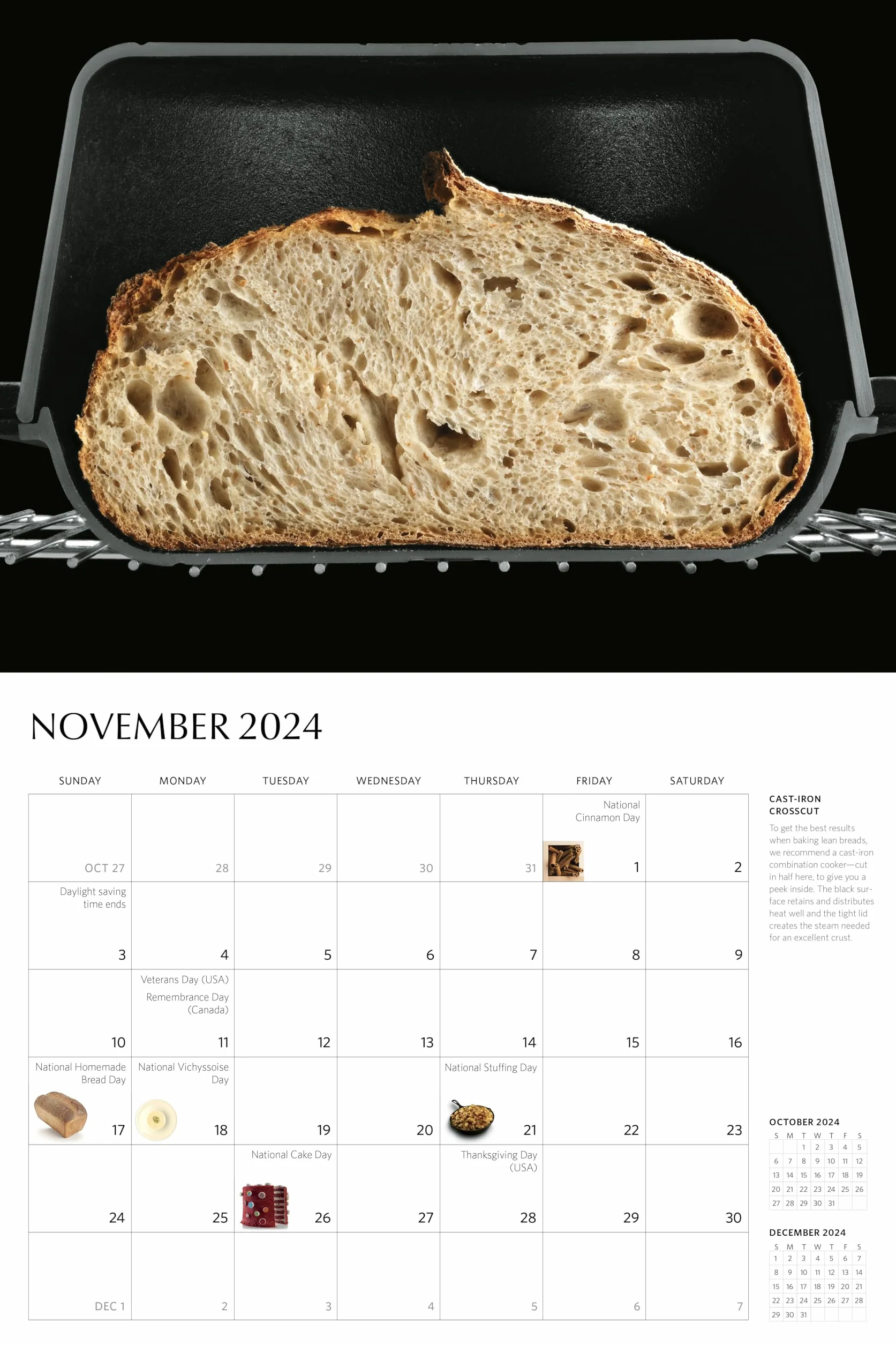 Modernist Bread at Home 2025 Calendar