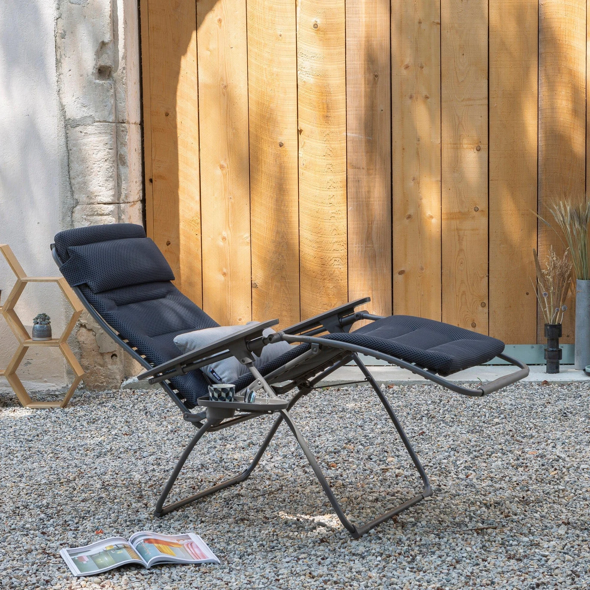 LAFUMA Fotel Relax Futura be Comfort Ciemny Szary LFM3130 8902