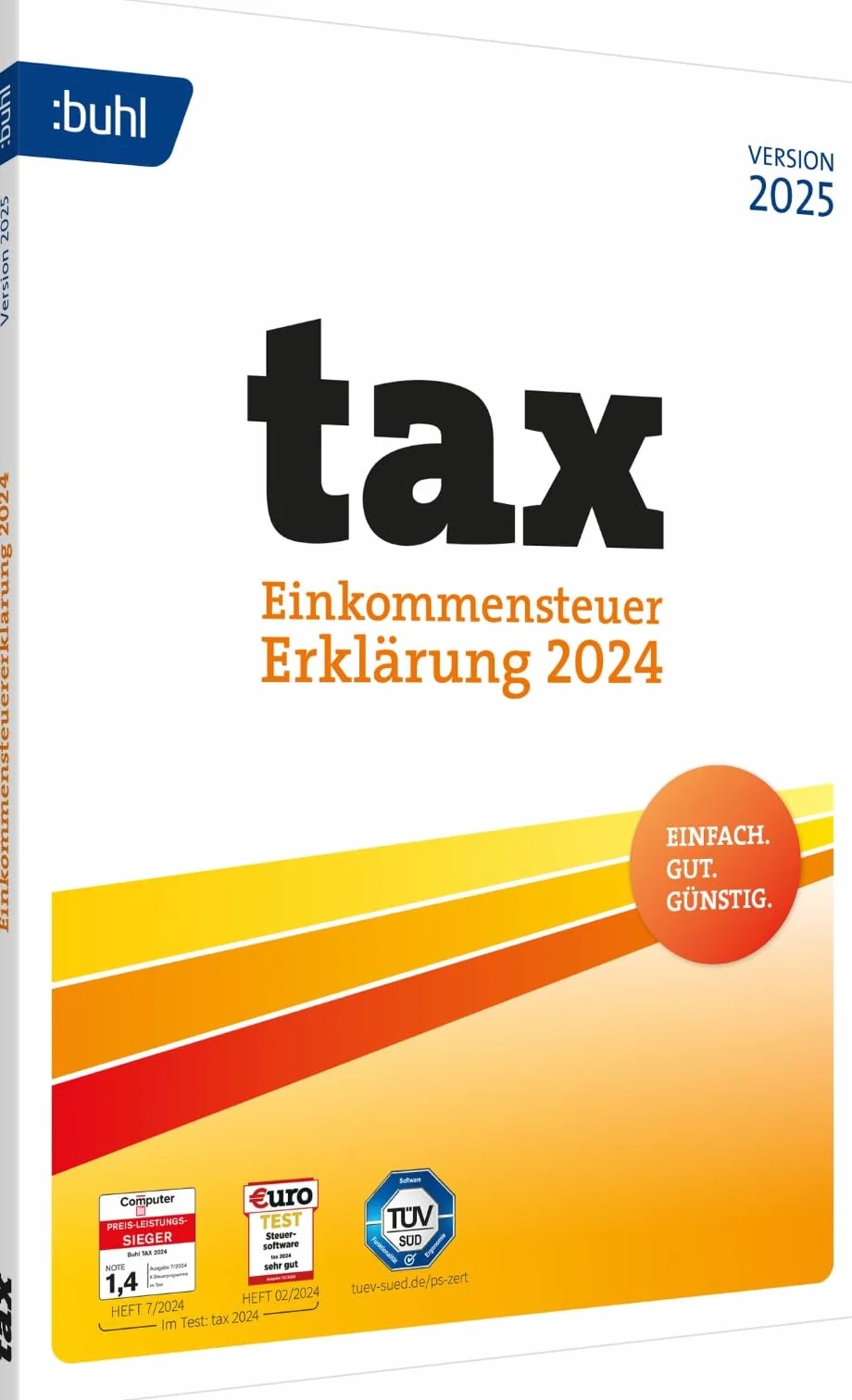 tax 2025: Einkommensteuer-Erklärung 2024