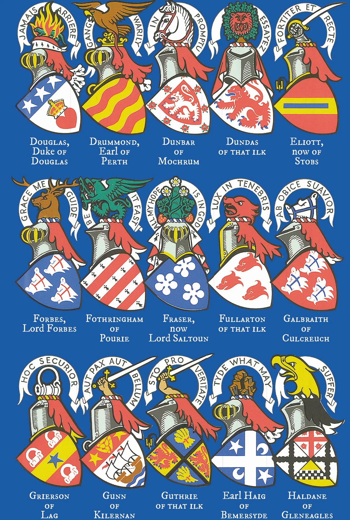 Collins Scotland Clans and Tartans Map: Over 170 arms, official insignia, crests and tartans of Scottish Clans