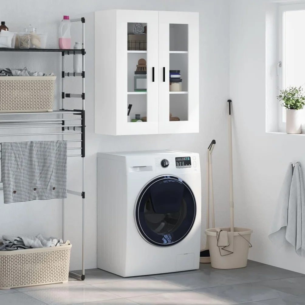vidaXL Szafka wisząca biała 69,5x34x90 cm do sypialni kuchni salonu