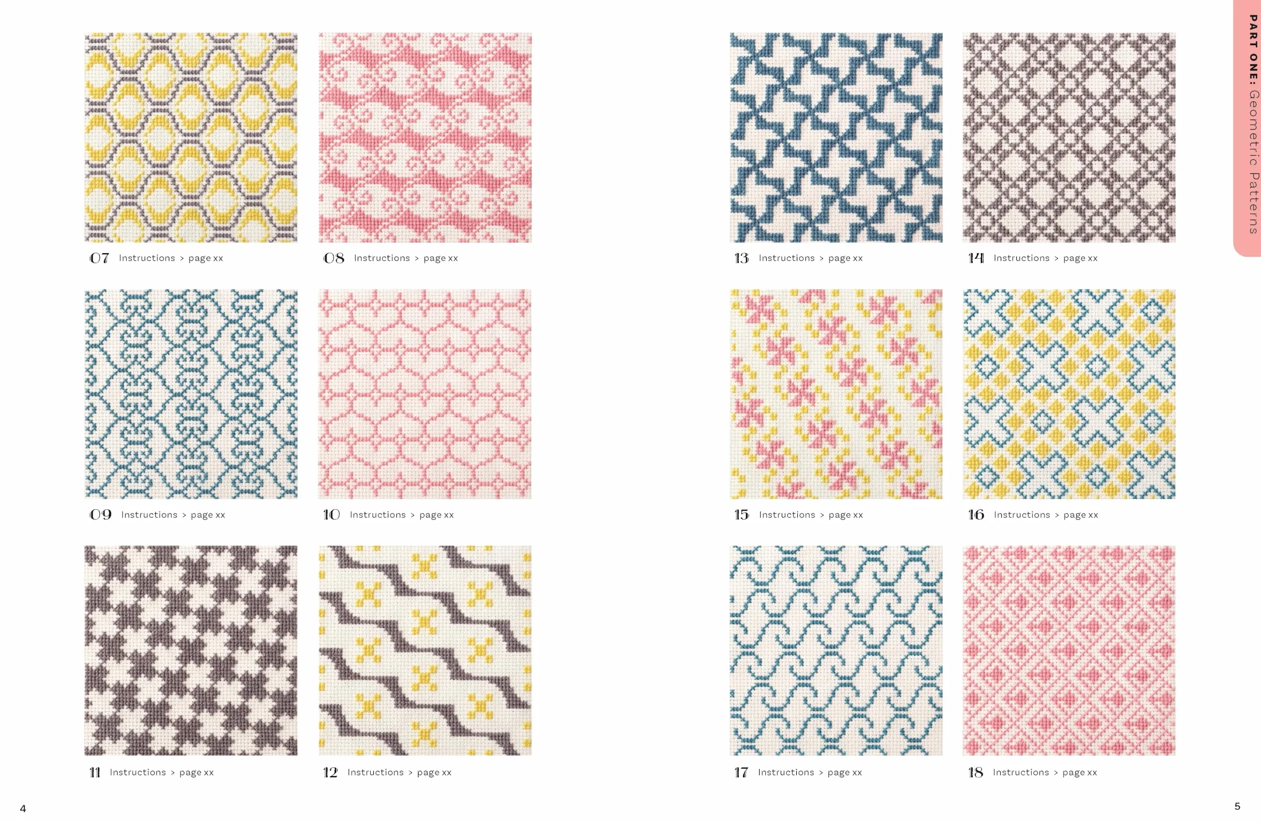 200 Japanese Cross Stitch Designs: Traditional, Geometric, Retro and Floral Patterns for Mindful Stitching