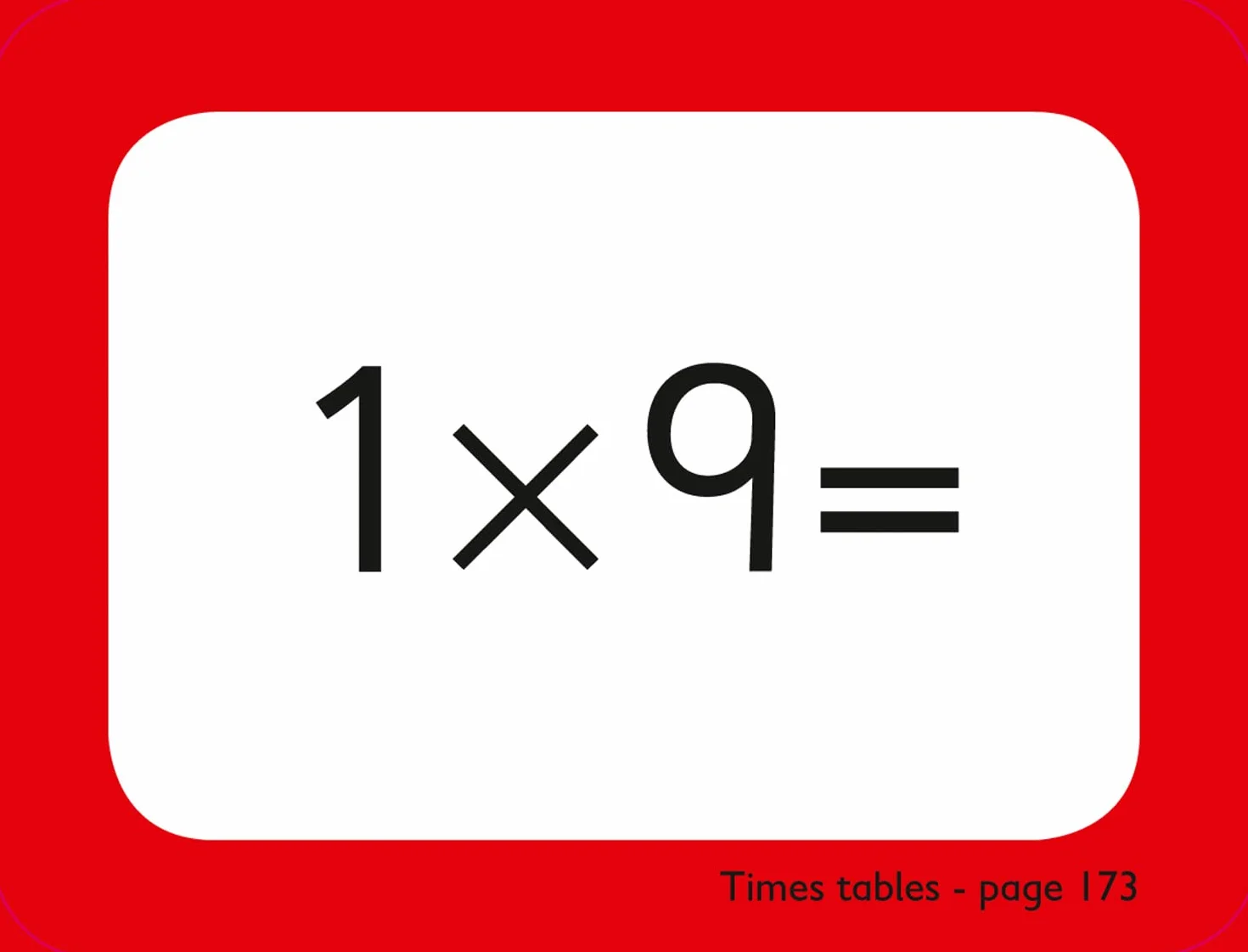 Times Tables Flashcards: Ideal for Home Learning