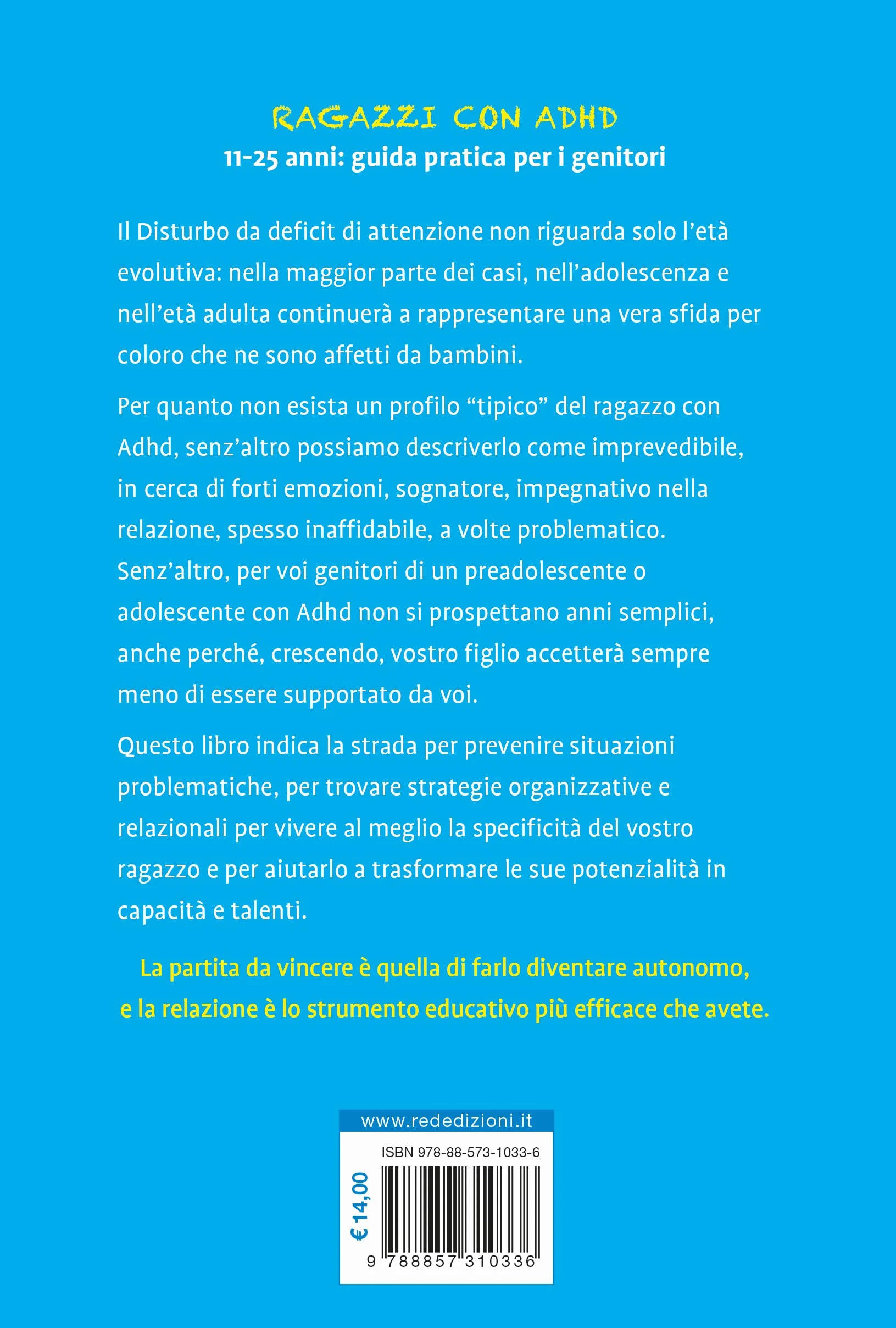 Ragazzi con ADHD. 11-25 anni: guida pratica per i genitori