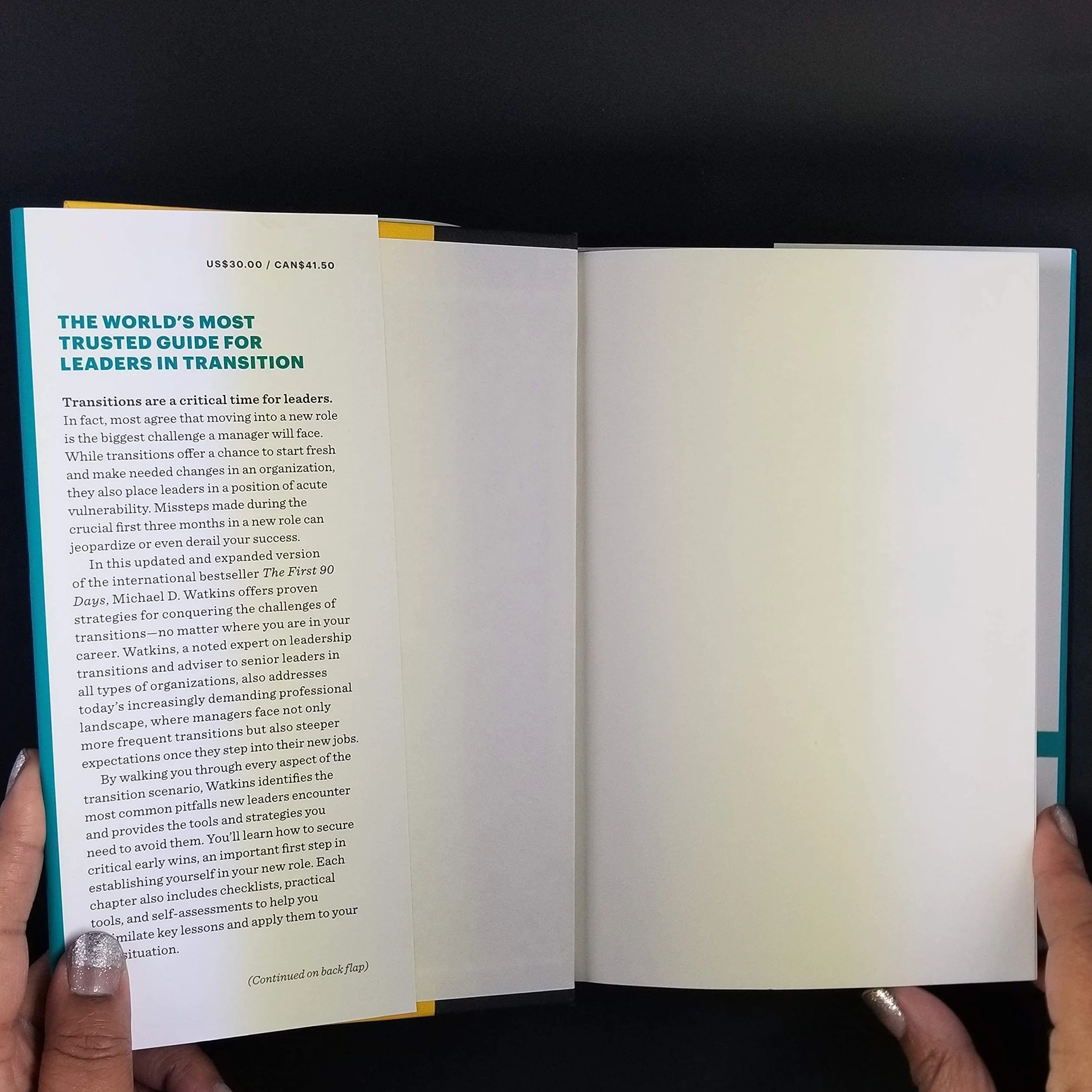 First 90 Days: Proven Straegies for Getting up to Speed faster and smarter