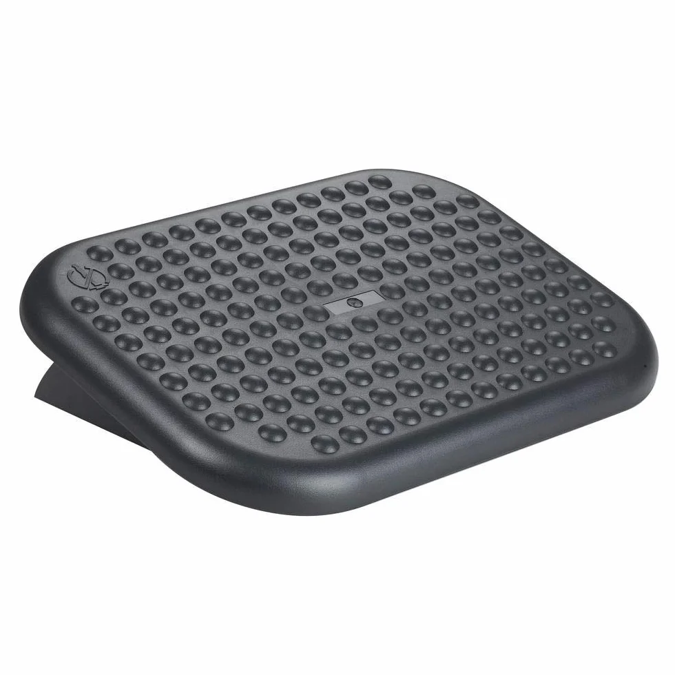 Q-Connect Ekonomiczny podnóżek Tilt Action Platform Rozmiar 448x325mm Czarny KF17981