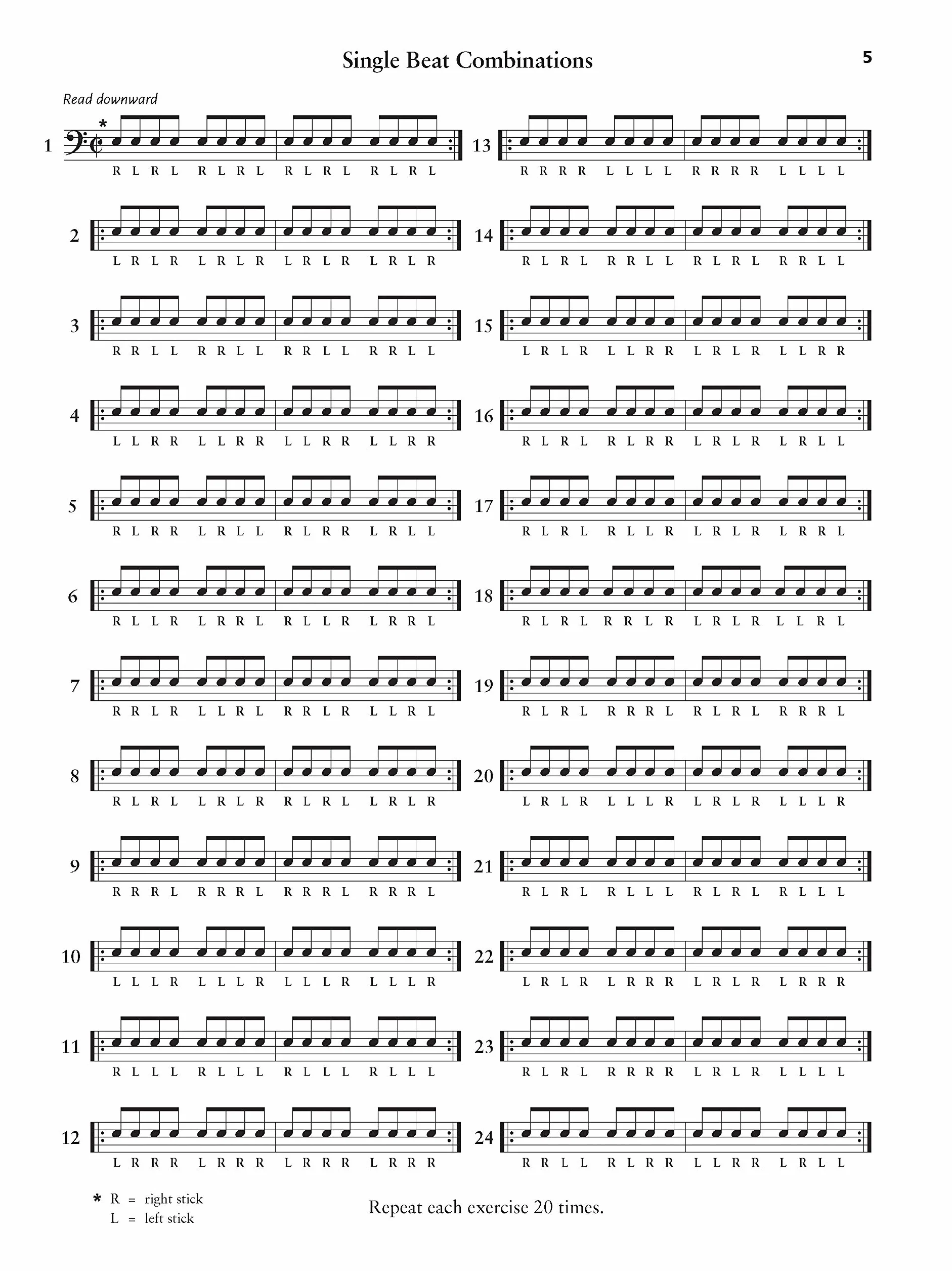 Stick Control - Snaredrummer: for the Snare Drummer