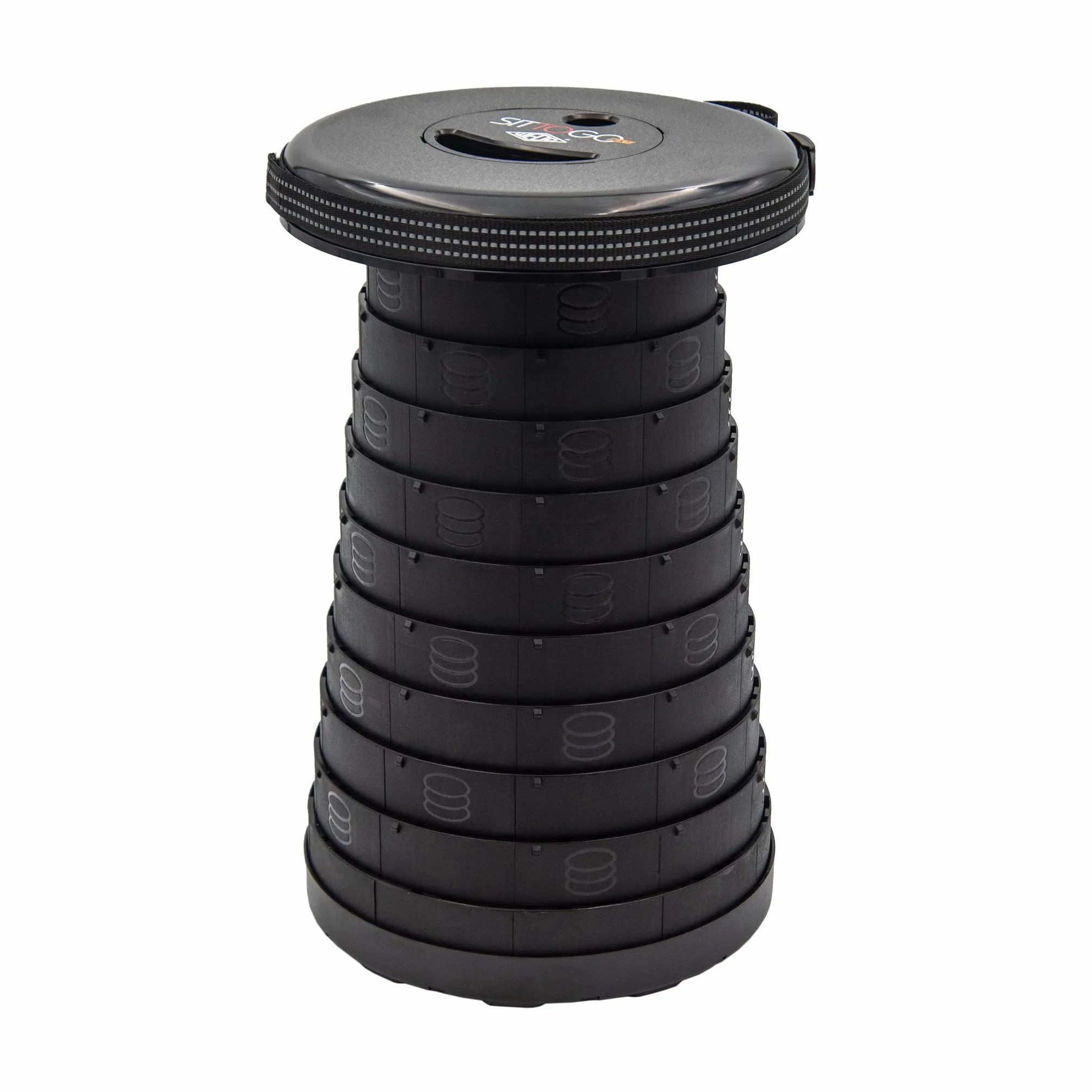 WEDO SITTOGO®NXT taboret teleskopowy, certyfikat TÜV i GS, ulepszona waga drugiej generacji, nośność 1,27 kg, 150 kg, kolor czarny