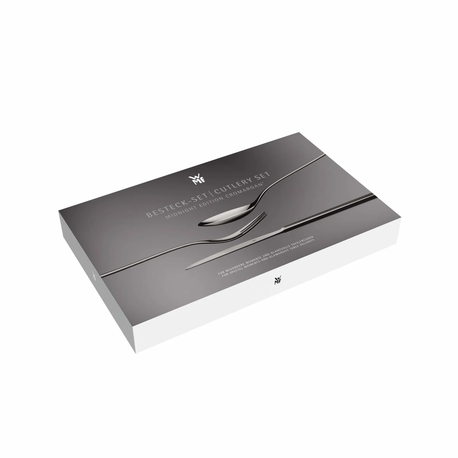 WMF Sitello Midnight Edition sztućce 30 sztuk, stal nierdzewna Cromargan, czarne błyszczące
