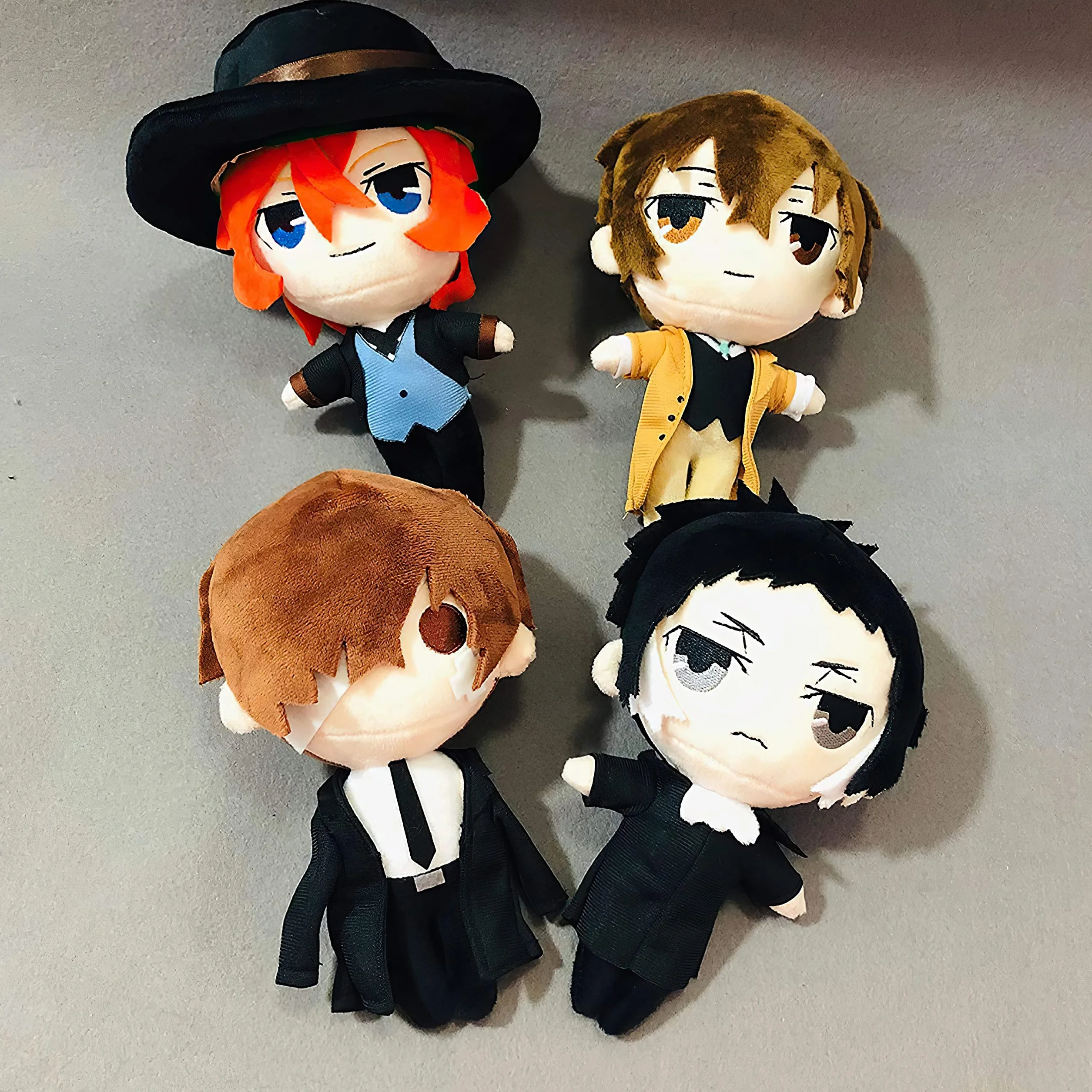 Bungo bezpańskie psy pluszowa poduszka lalka postacie anime Dazai Osamu anime kreskówka urocze poduszki do rzucania figurka pluszowa wypchana miękka dla fanów