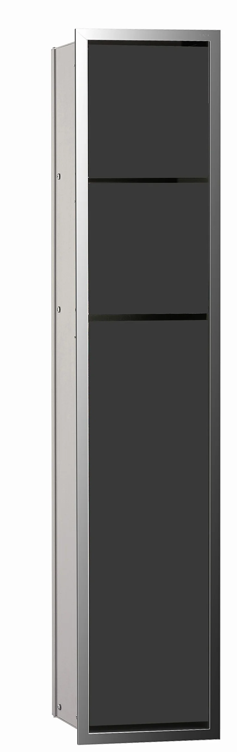 Emco Asis 150 szafka podtynkowa do toalety Push to Open czarny