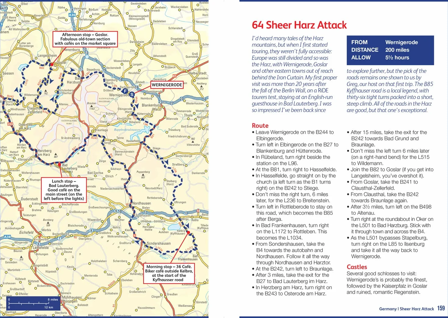 A -Z Europe for Bikers: 100 scenic routes around Europe