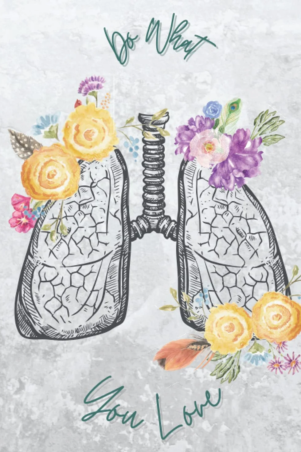 Medical Themed Notebook: Pre-Med Gift, Nursing Gift, Doctor Gift, Lung Anatomy, Pulmonology Journal