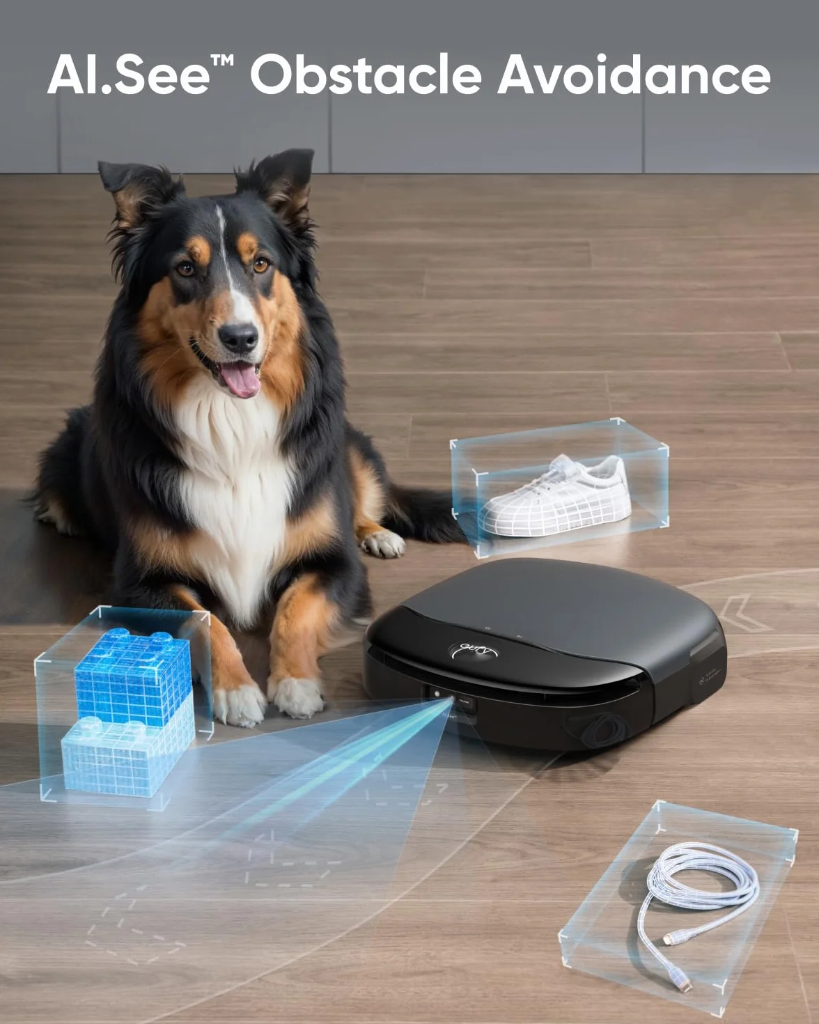 eufy Omni S1 robot odkurzający stacja all-in-one inteligentne omijanie przeszkód mop Wi-Fi Alexa głębokie czyszczenie