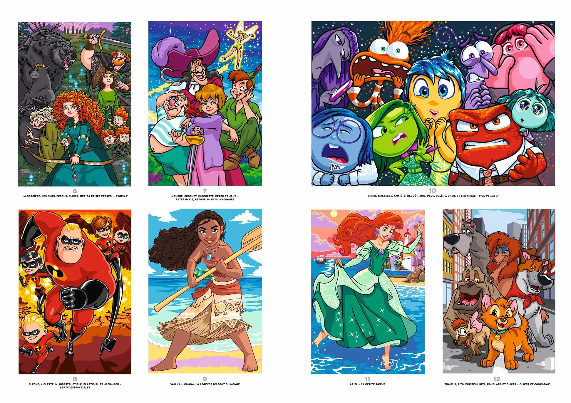 Coloriages mystères Disney - Très grands classiques: Colorie les chiffres et découvre l'image