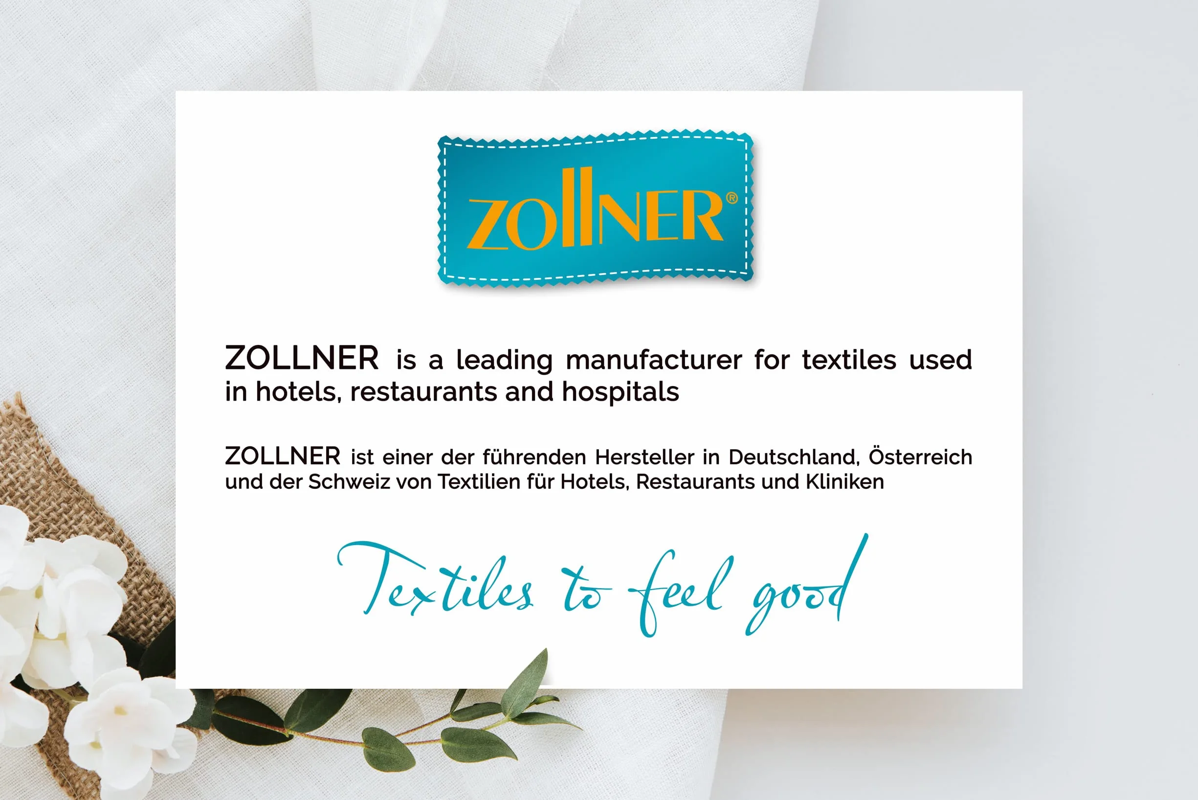 ZOLLNER Ręczniki Małe 30x50 cm Zestaw 10 szt. 100% Bawełna Grube Białe