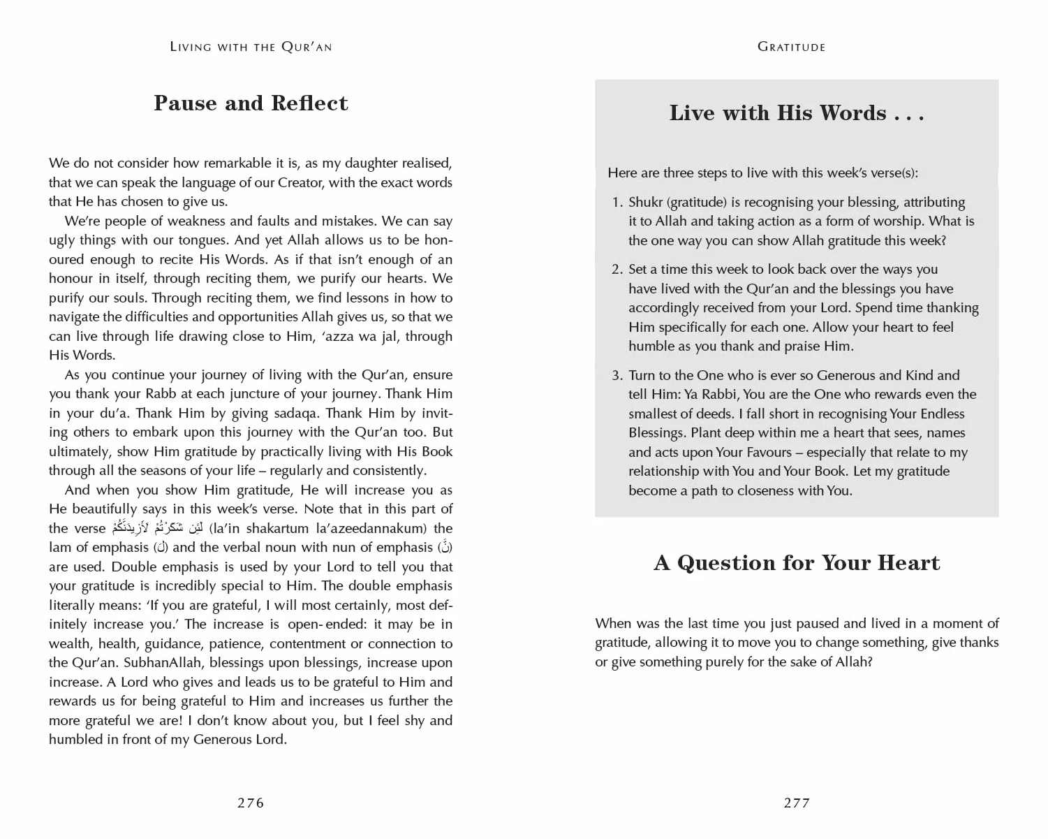 Living with the Qur’an: A yearlong journey to falling in love with Allah’s Words