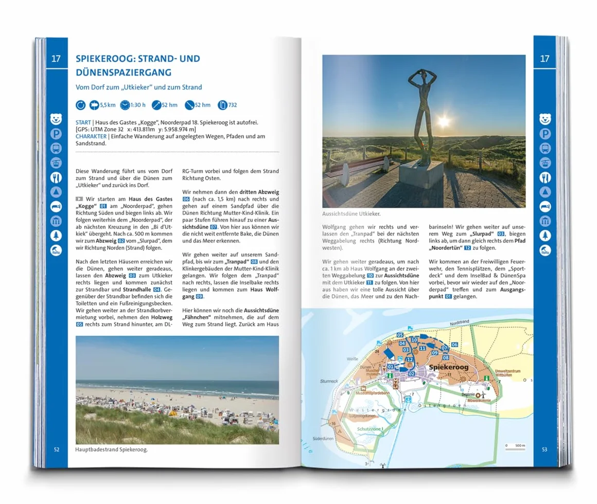 KOMPASS Wanderlust Deutsche Küste: 100 Traumpfade für Flachlandentdecker und Küstenwanderer, GPX-Daten zum Download: 1604