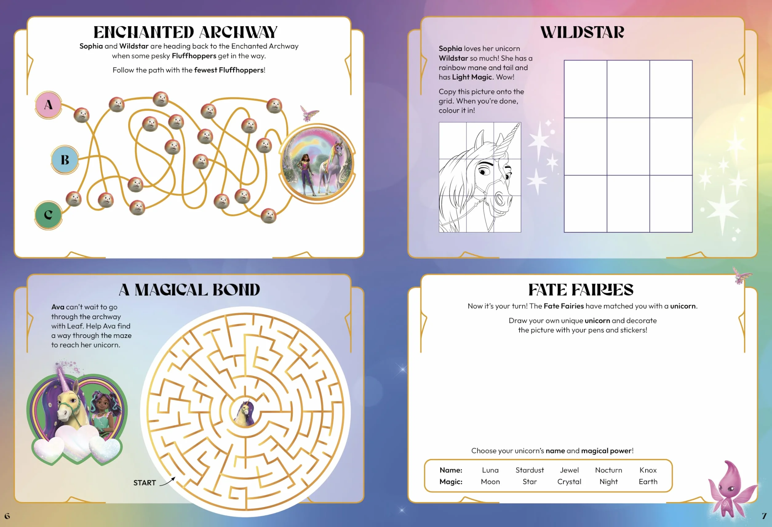 Unicorn Academy: Sticker Activity Book with over 150 Magical Stickers