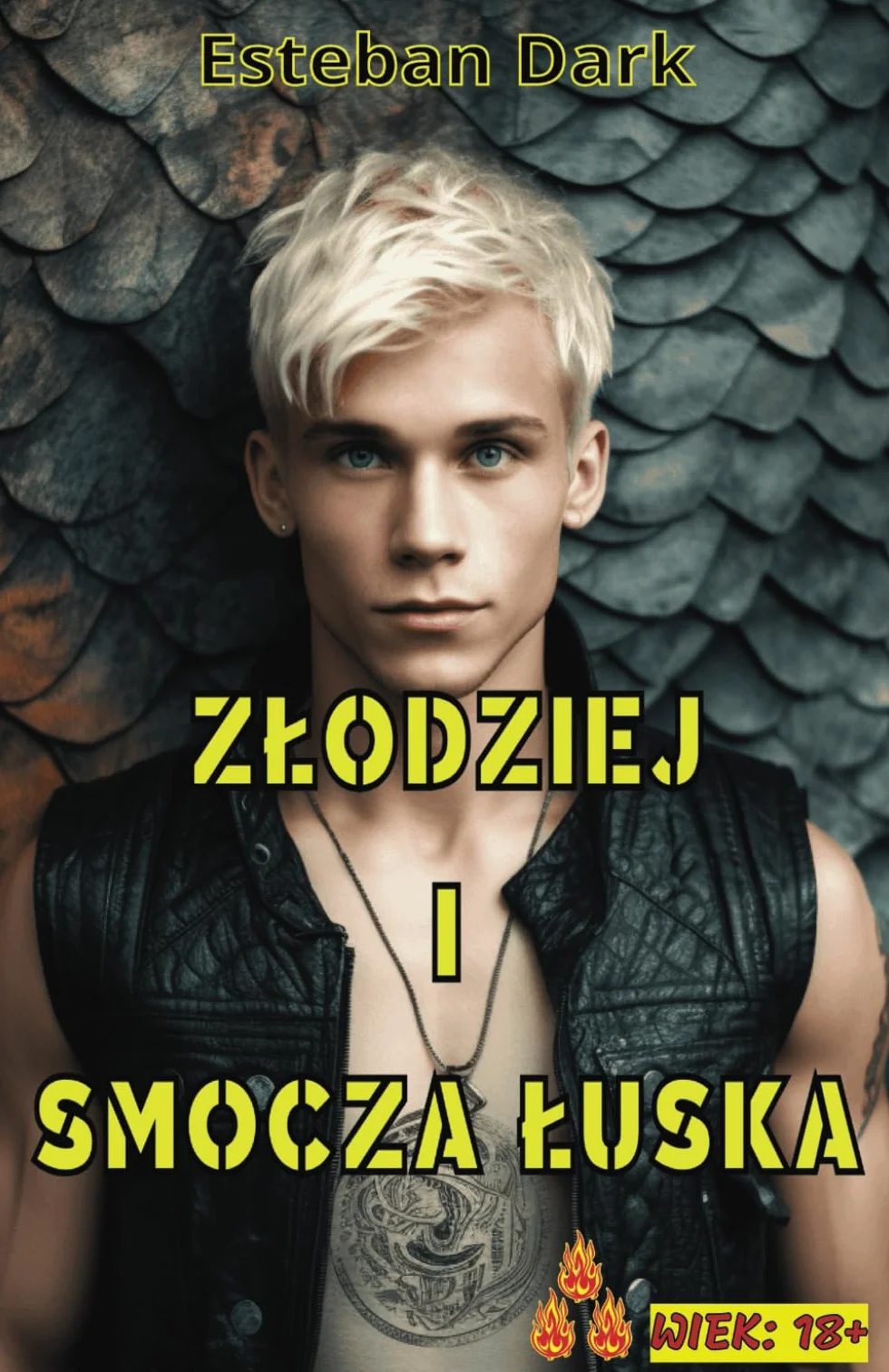 Męski romans fantasy magia i miecz Złodziej i smocza łuska Ram