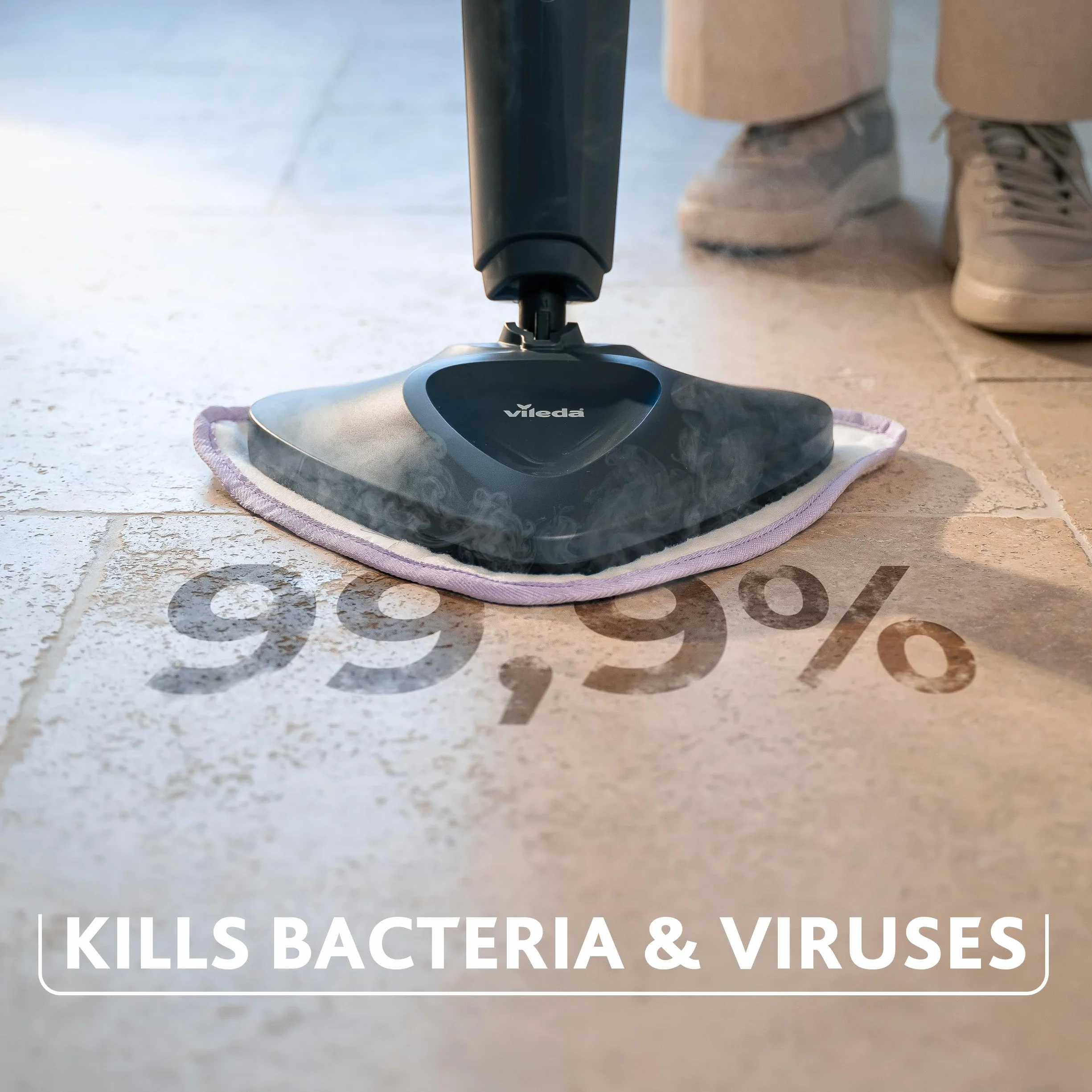 Vileda Steam Plus Pro Mop parowy 4 tryby pary