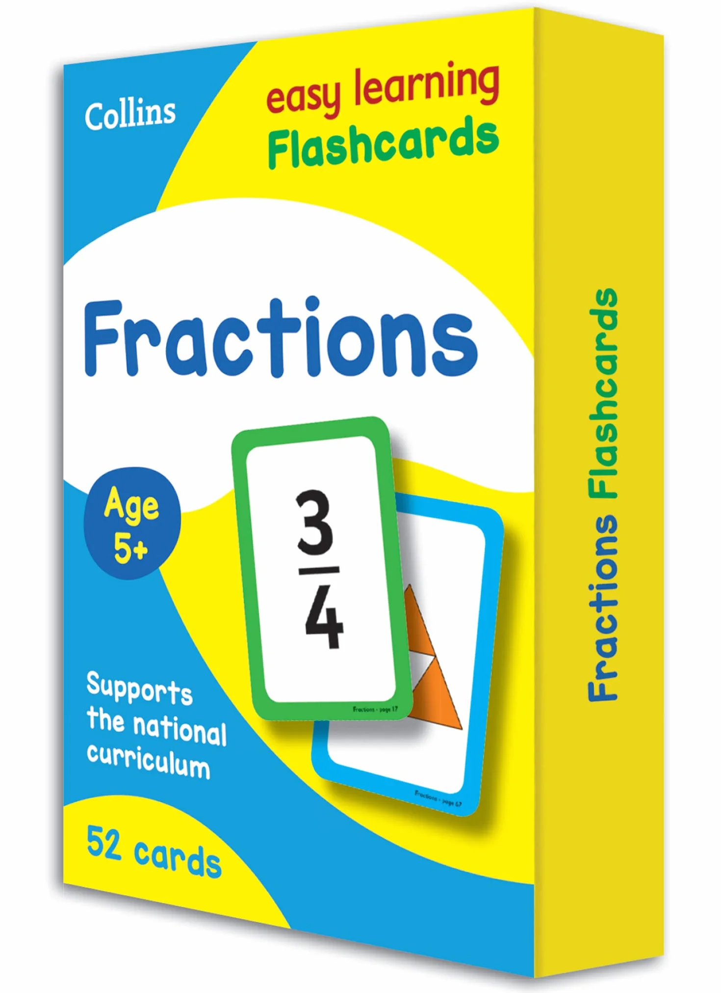 Fractions Flashcards: Ideal for home learning