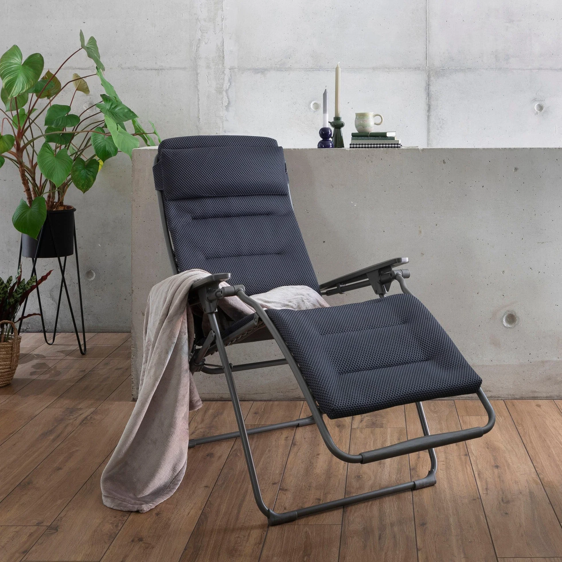 LAFUMA Fotel Relax Futura be Comfort Ciemny Szary LFM3130 8902