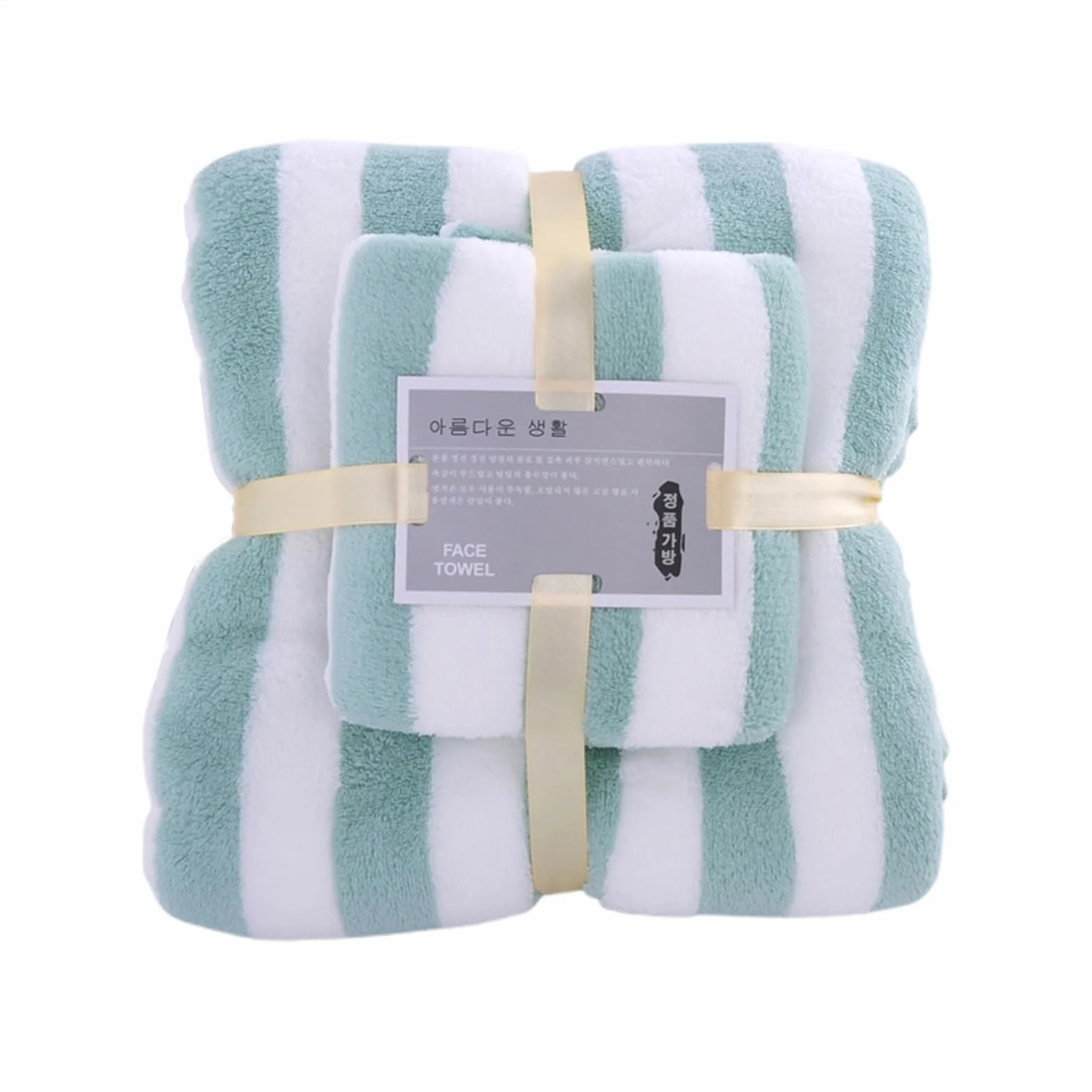 Towel Set, Absorbent Bath Towels, 29.5x13.7in Soft Washcloth Collection, Camping Cotton Material Quick-Dry, Soft Showering Washcloths for Gym Beach Pool Use