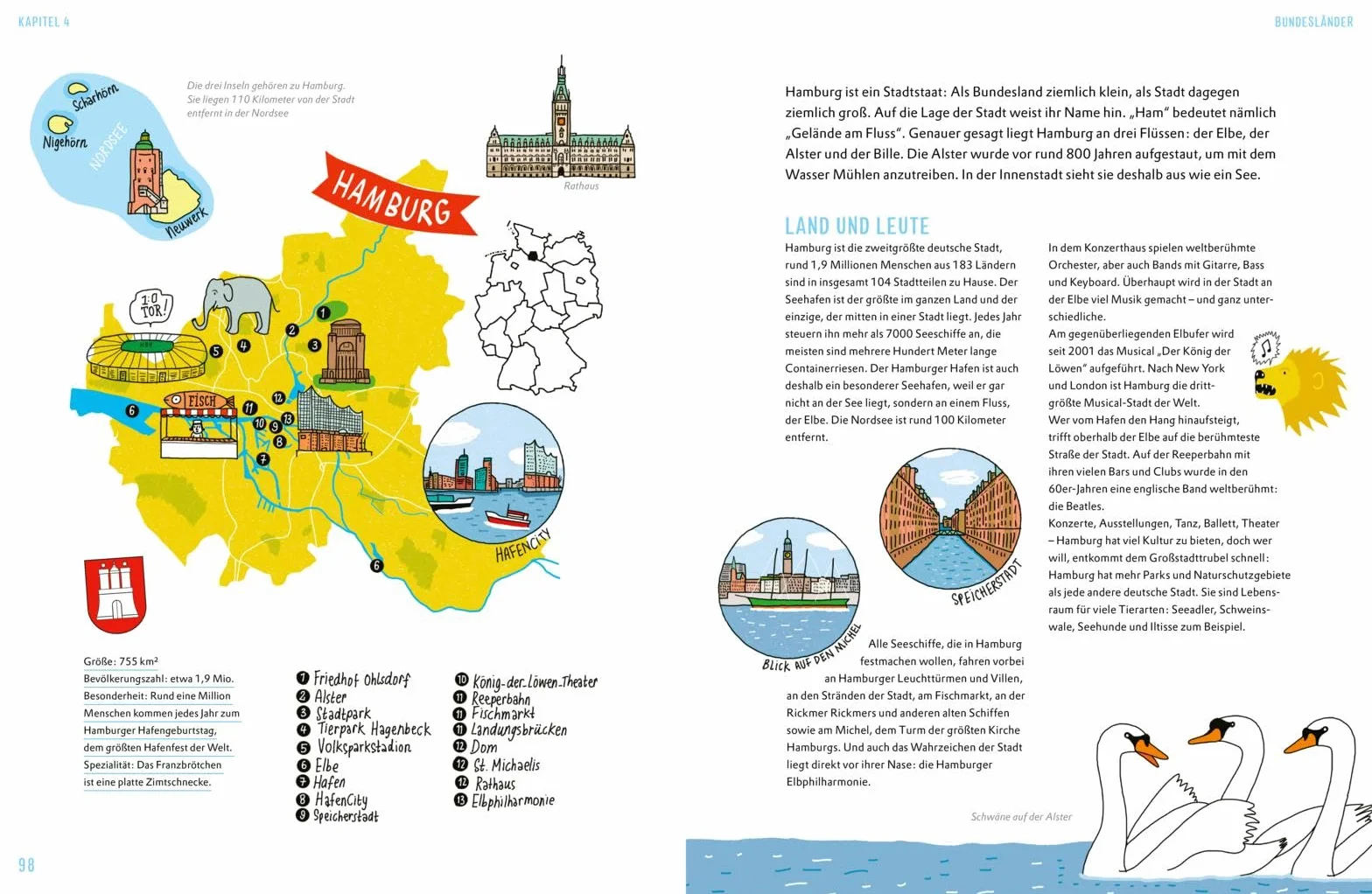 Deutschland. Alles, was du wissen willst: Menschen, Bundesländer, Gegenwart und Geschichte, Politik und vieles mehr: Allgemeinwissen für Kinder ab 8 Jahren