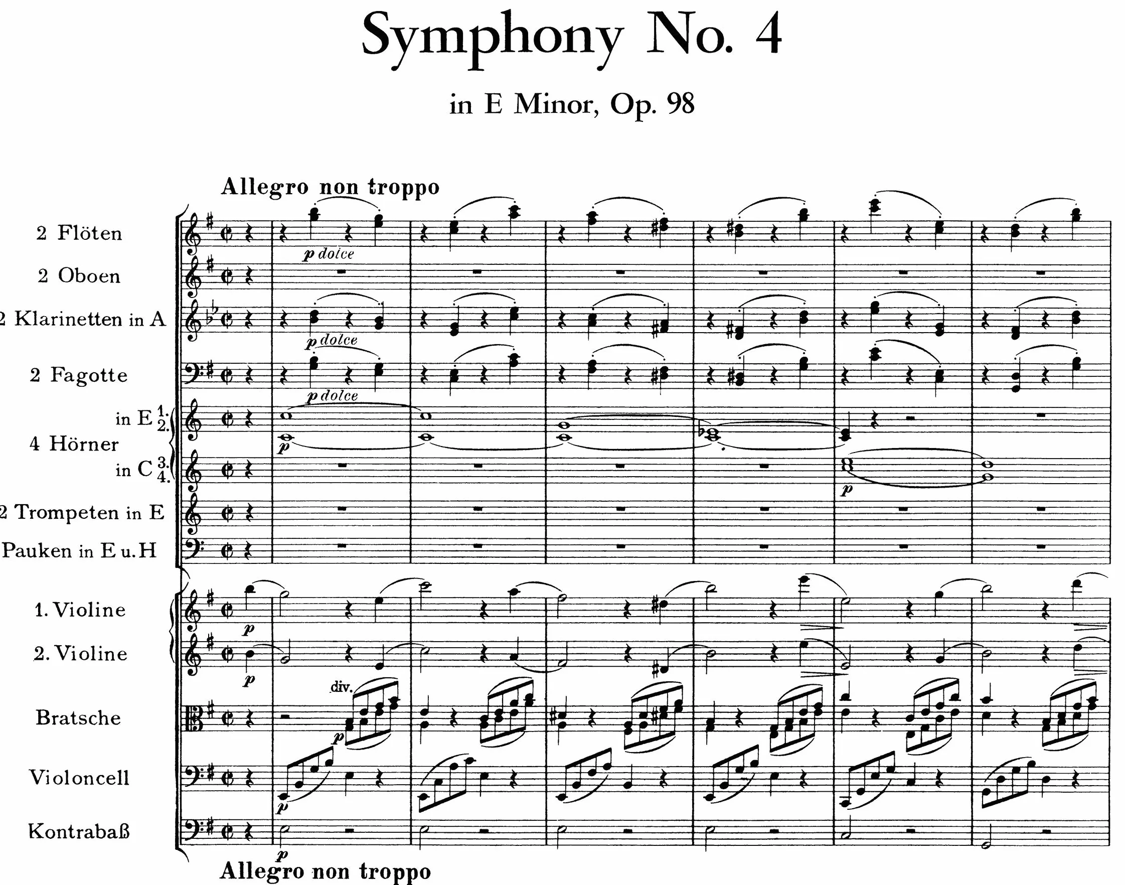 Johannes brahms : complete symphonies - orchestre - conducteur: Complete Symphonies in Full Score