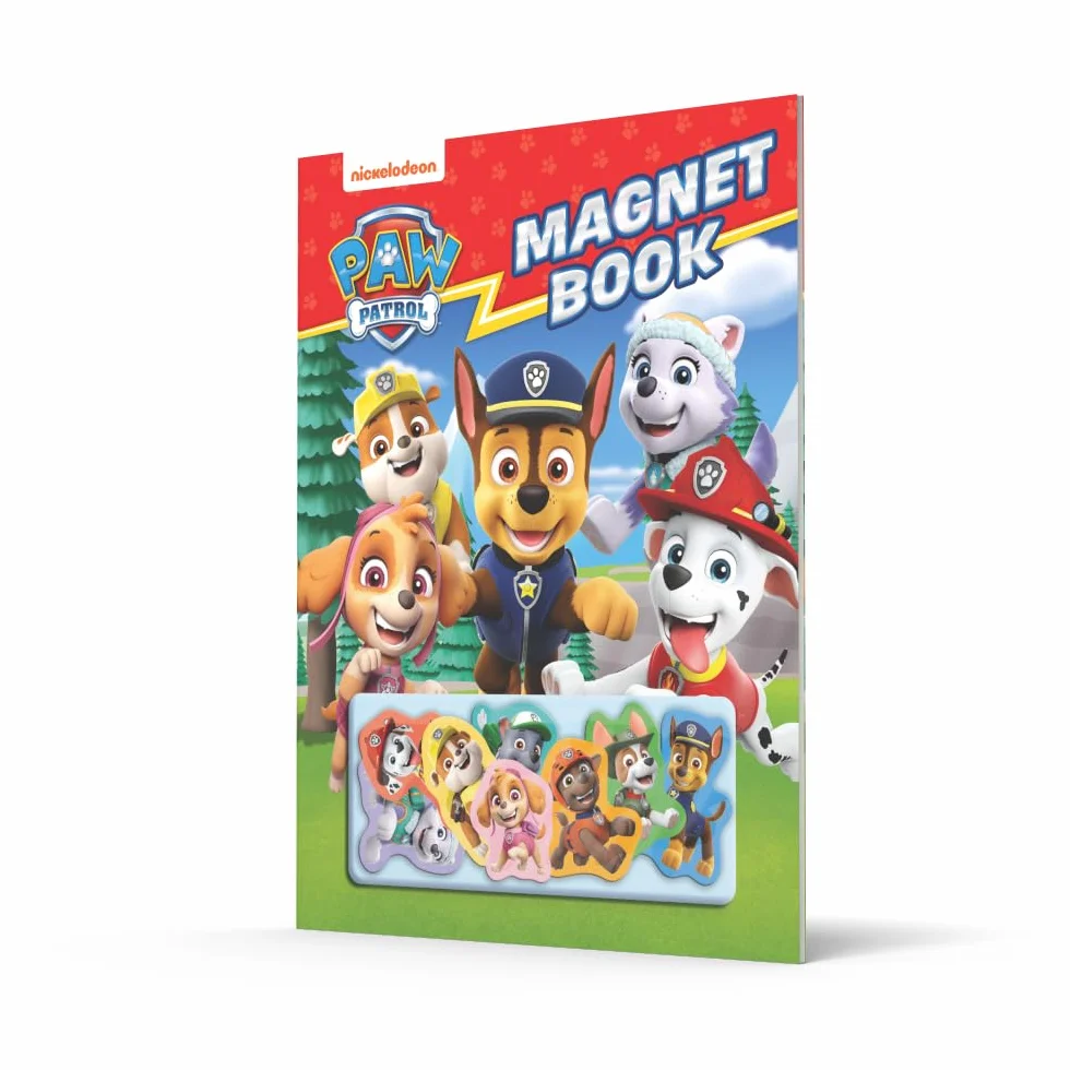 Paw Patrol Magnet Book: With 8 magnets! A fun illustrated play book for children aged 3, 4, 5 based on the Nickelodeon TV Series