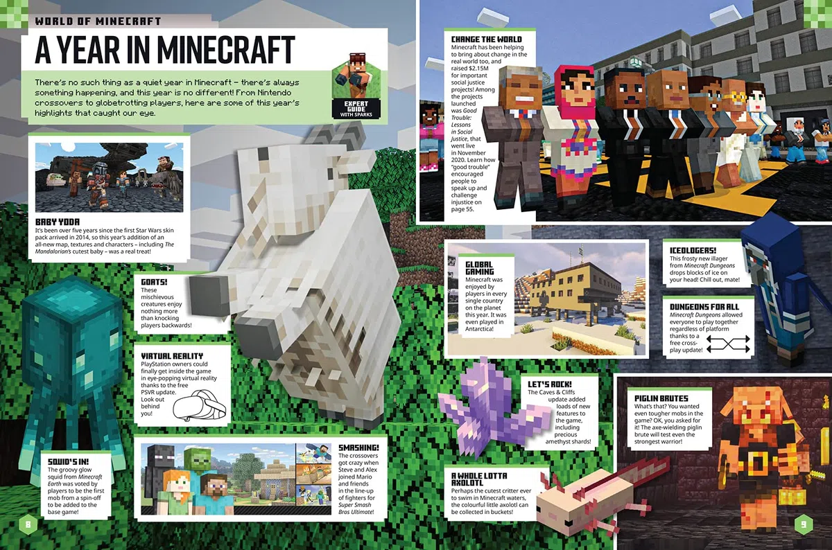 Minecraft Annual 2022: The New Official Guide Book for the Bestselling Video Game of All Time packed with Activities and Builds for Kids