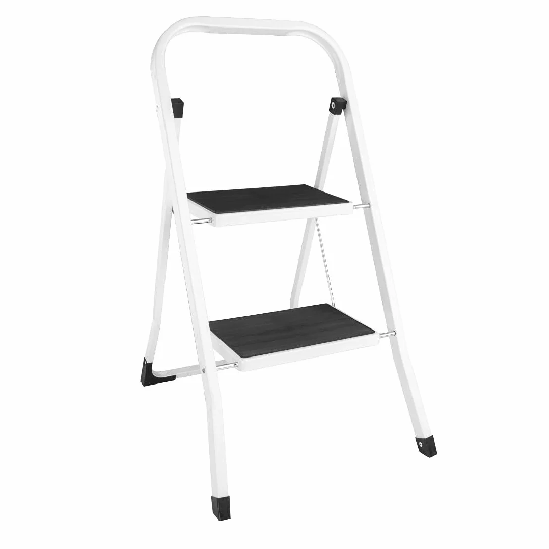 Vogue Składany stołek schodowy 2 bieżniki 900 x 470 x 30 mm stalowa składana drabina