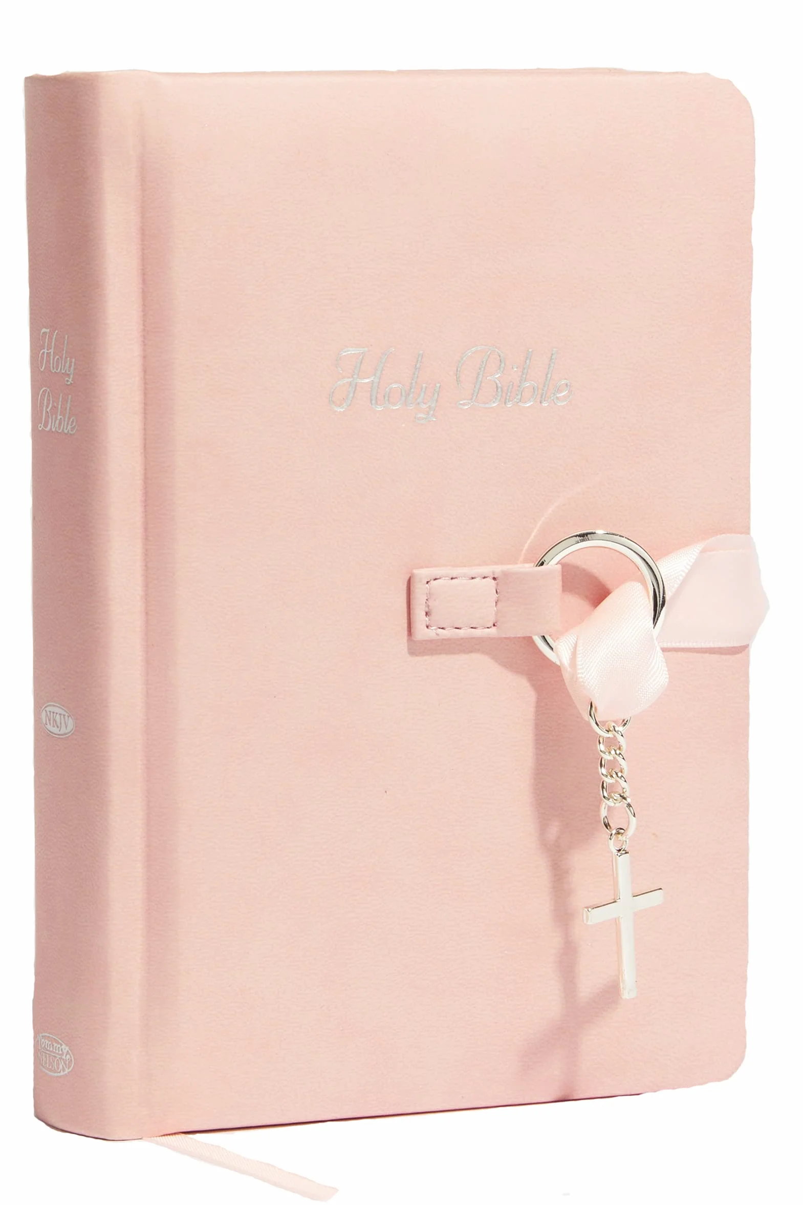 Simply Charming Bible-NKJV-Ribbon Closure: Pink Edition