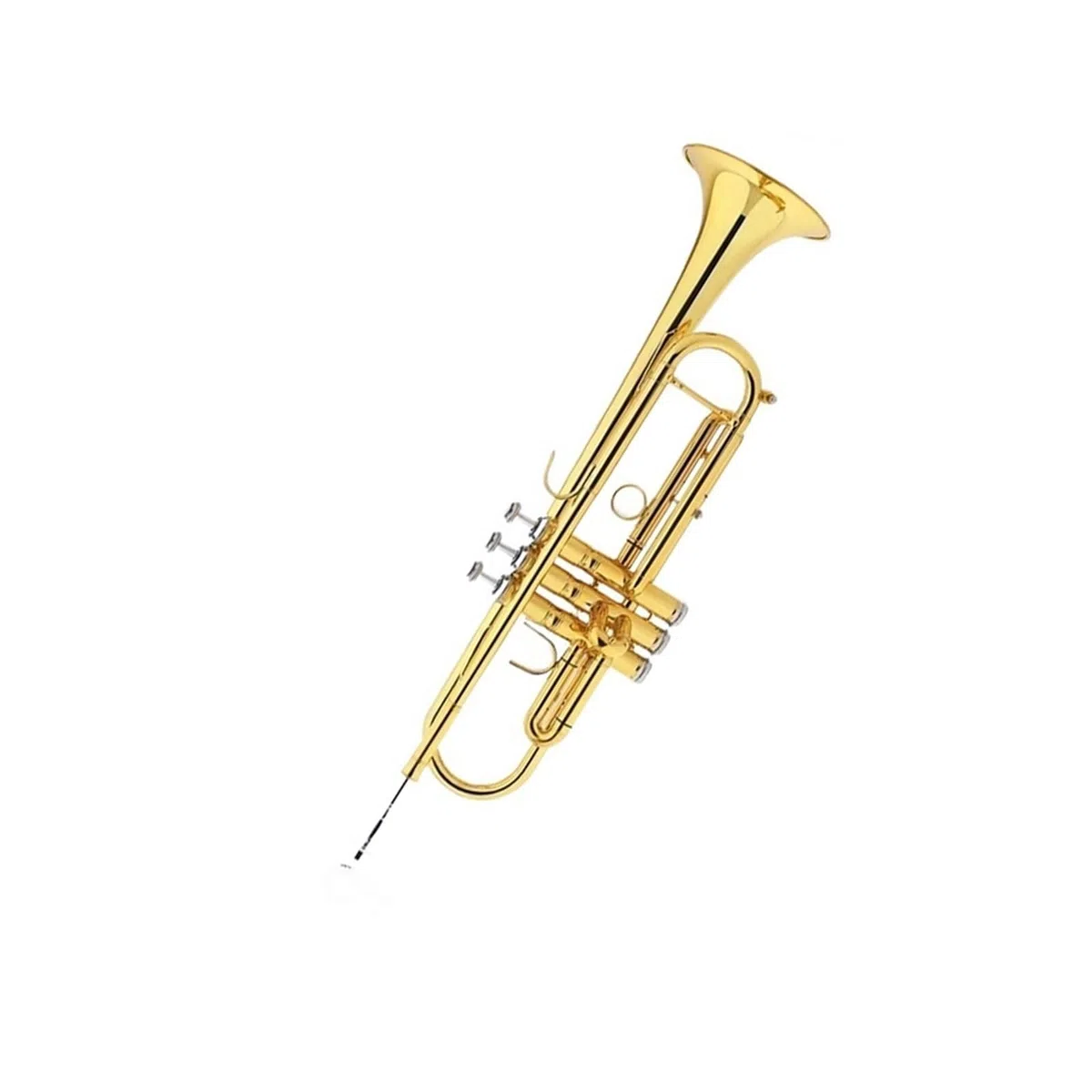 trąbka instrument Trąbka tłokowa B-Monela B-dur studenckiej orkiestry dętej Young Pioneers