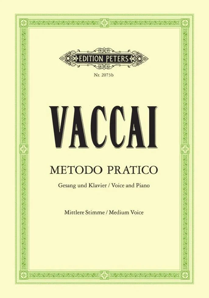Metodo pratico - medium voice: Mittlere Singstimme / (für Gesang und Klavier)