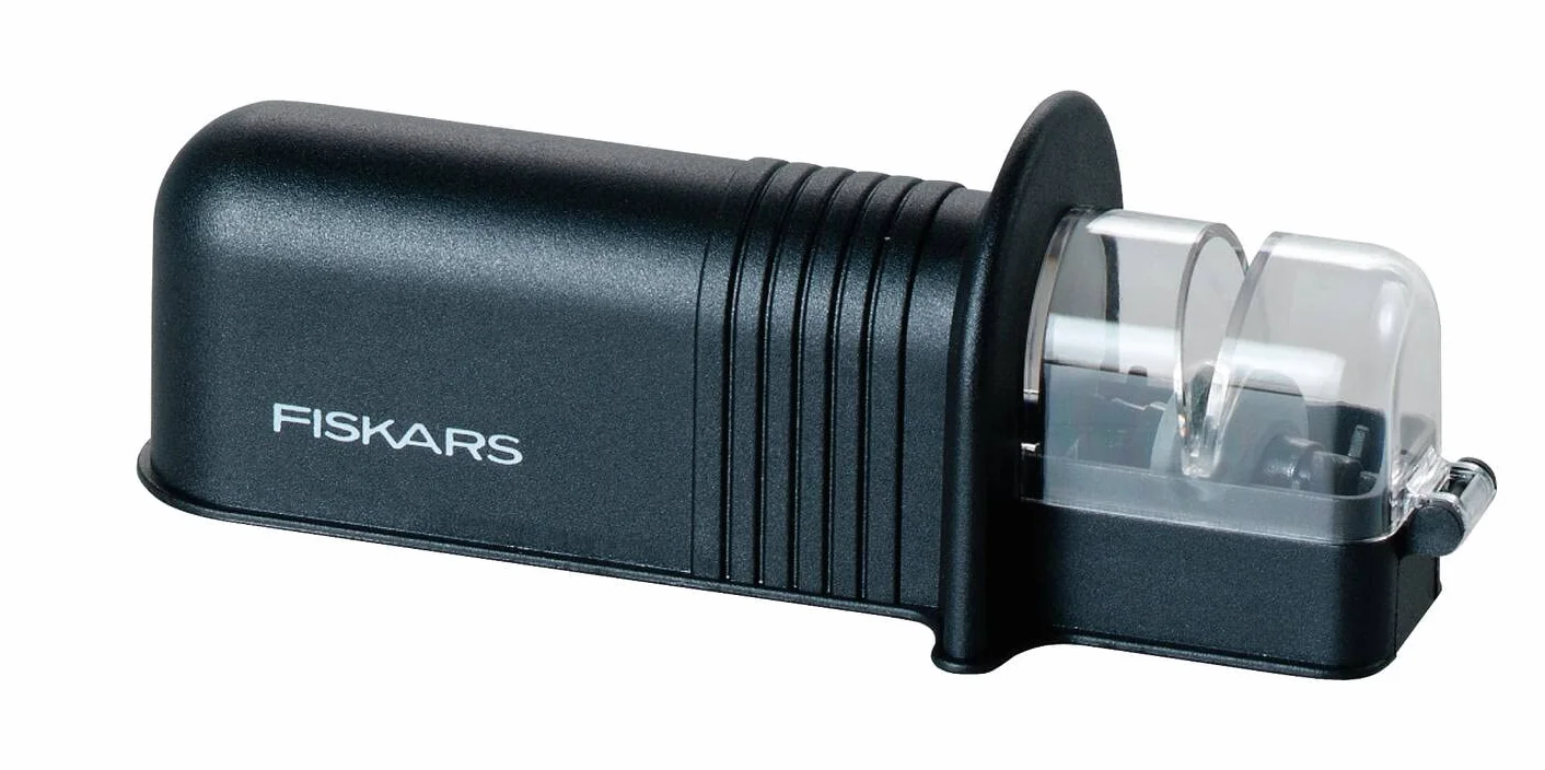 FISKARS Ostrzałka do noży Roll-Sharp z ceramicznym kamieniem szlifierskim, czarna