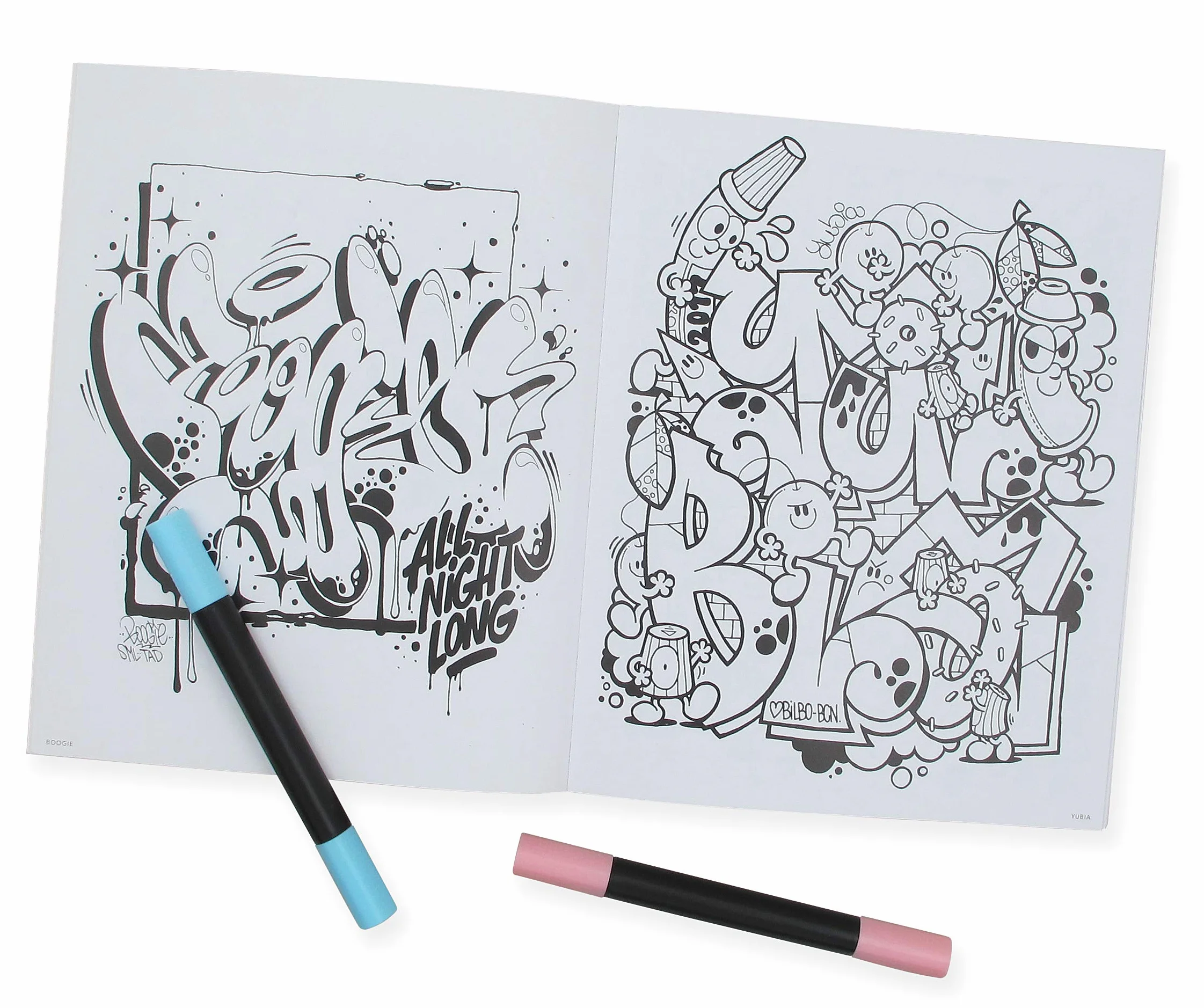 Graffiti Style Coloring Book