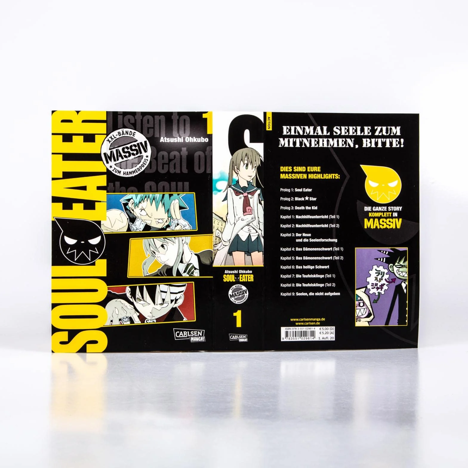 Soul Eater Massiv 1: Düstere Manga Fantasy-Action im Sammelband