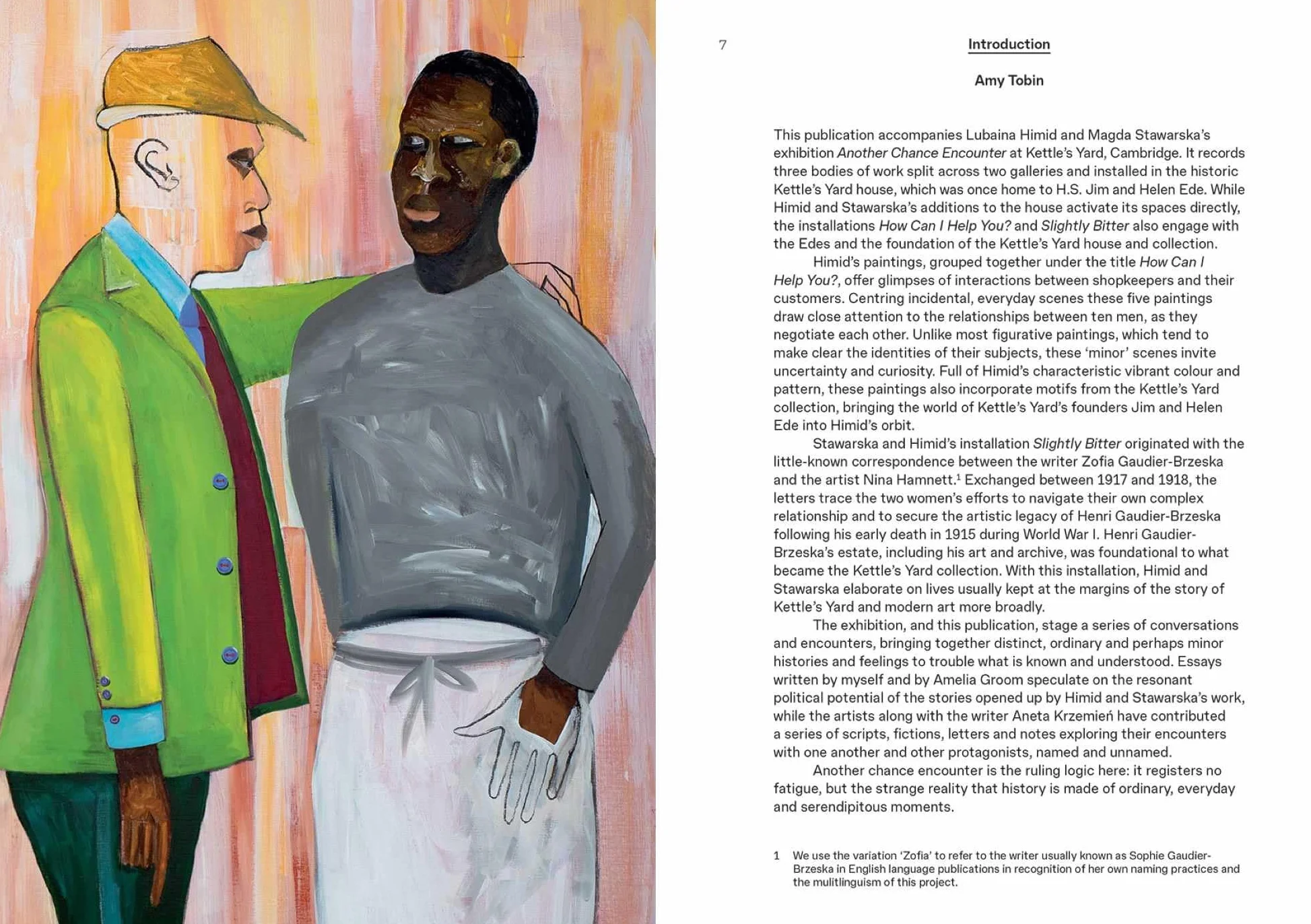 Lubaina Himid with Magda Stawarska Another Chance Encounter /anglais