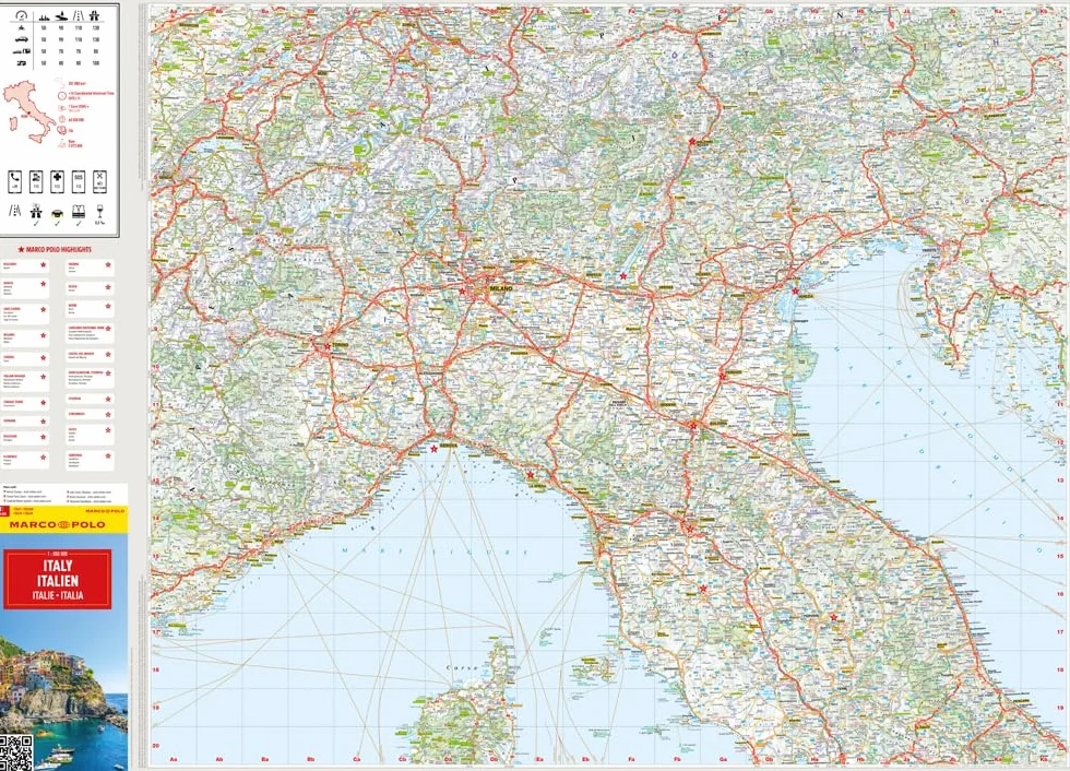 Italie 1 : 800.000: Marco Polo Highlights